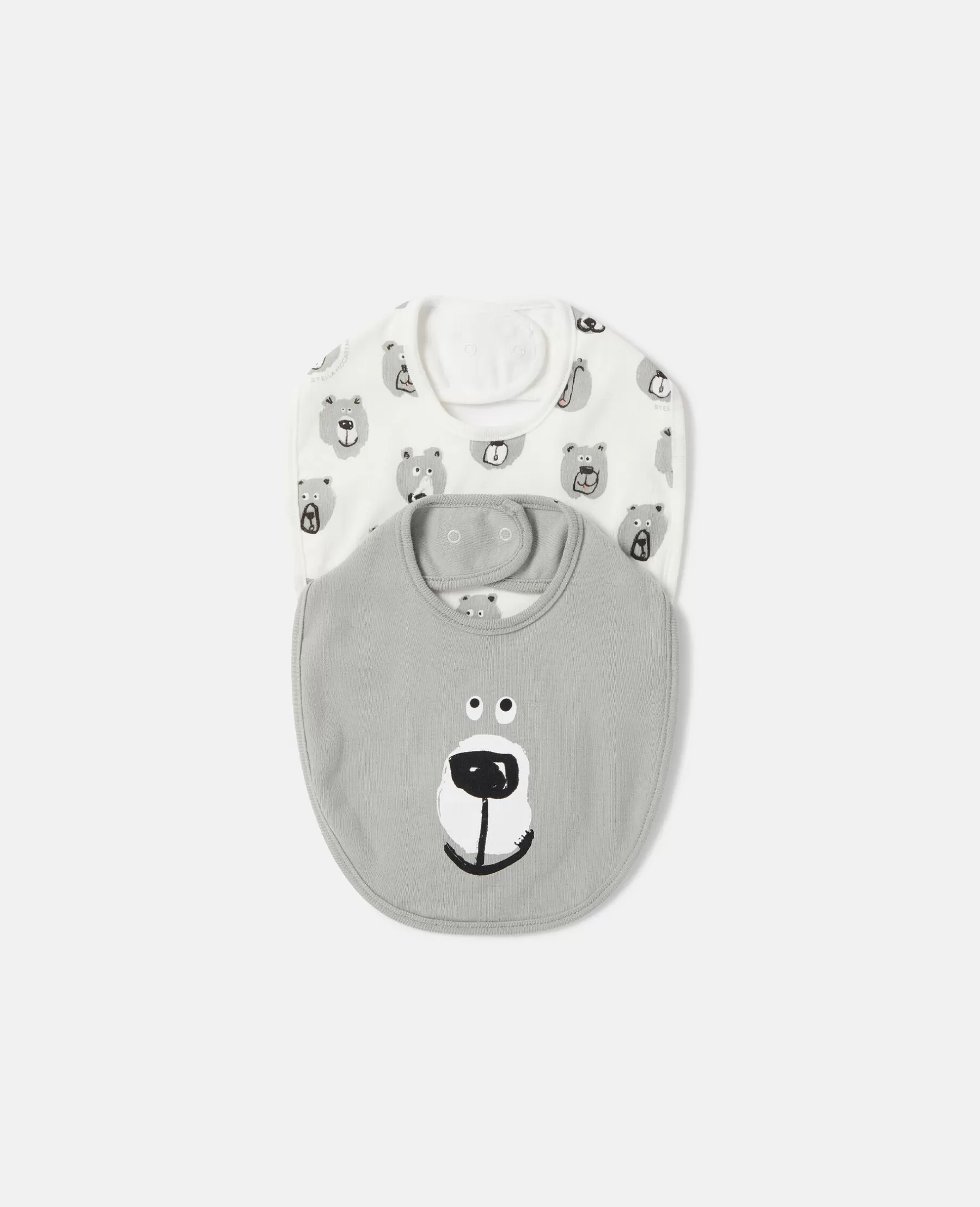 Stella McCartney 2 Pack Of Bear Print Bibs Store