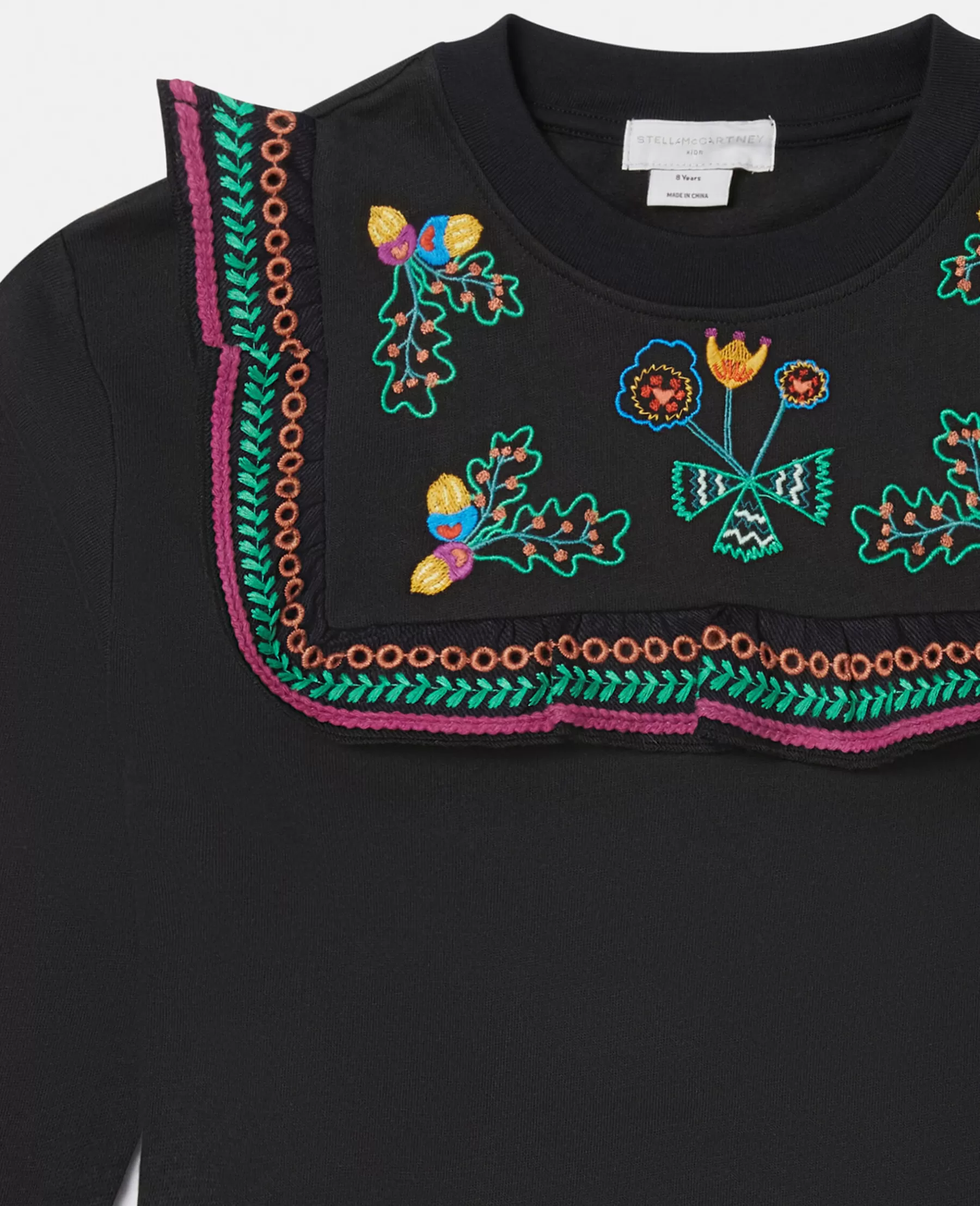 Stella McCartney Acorn Embroidery Collared Sweatshirt Clearance