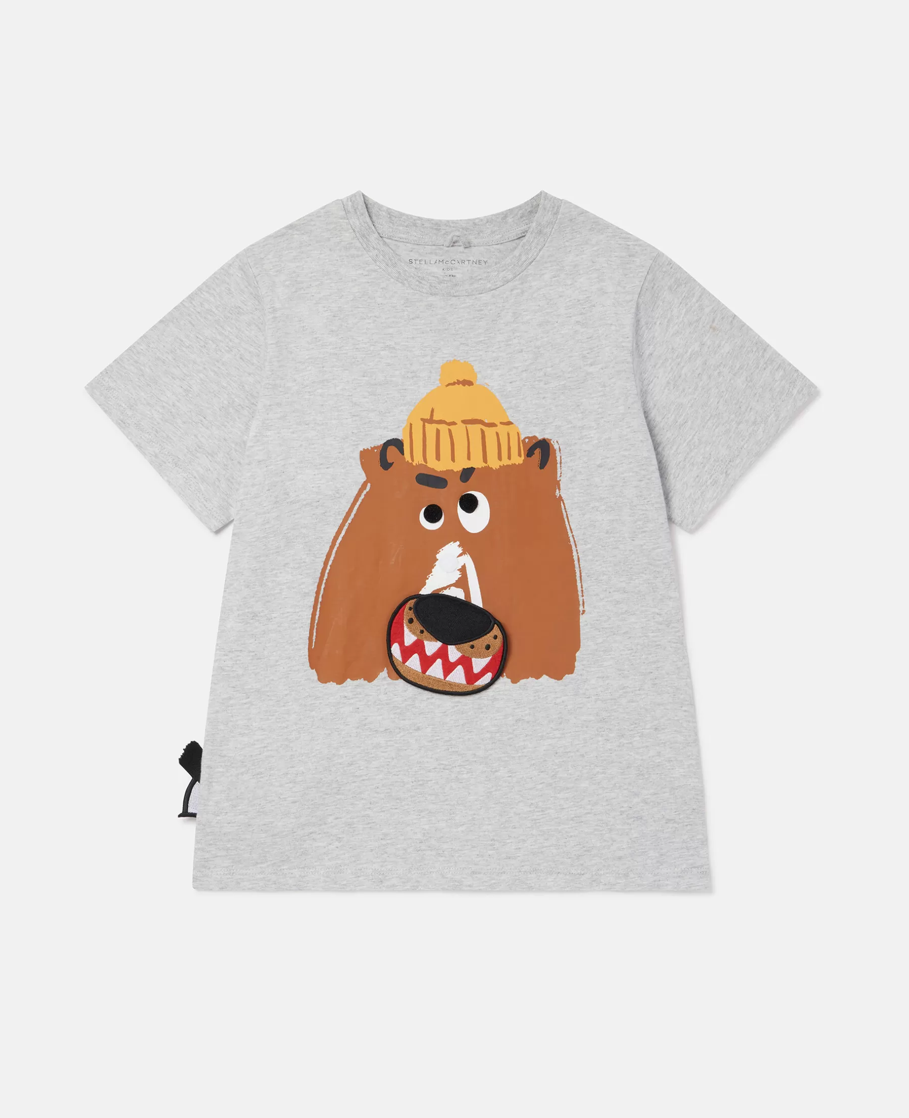 Stella McCartney Angry Bear T-Shirt With Velcro Worm Fashion