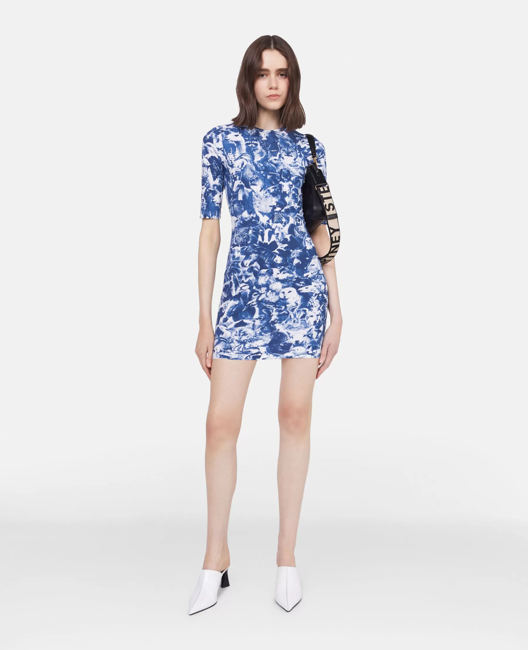 Stella McCartney Animal Forest Print Mini Dress Shop