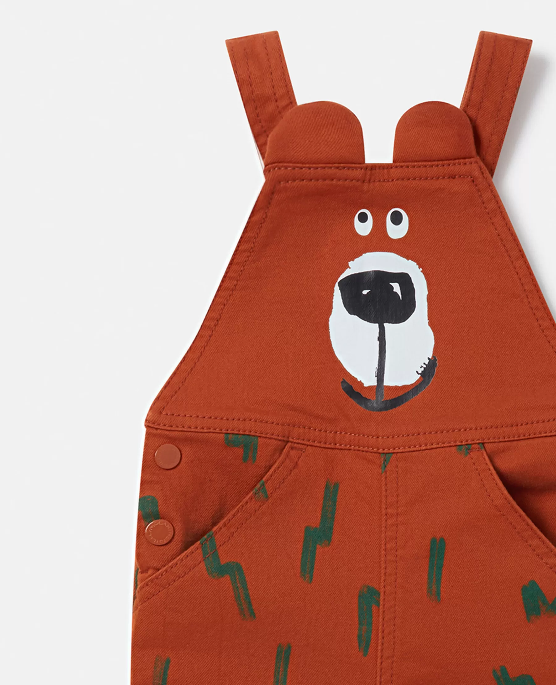 Stella McCartney Bear Print Dungarees Cheap