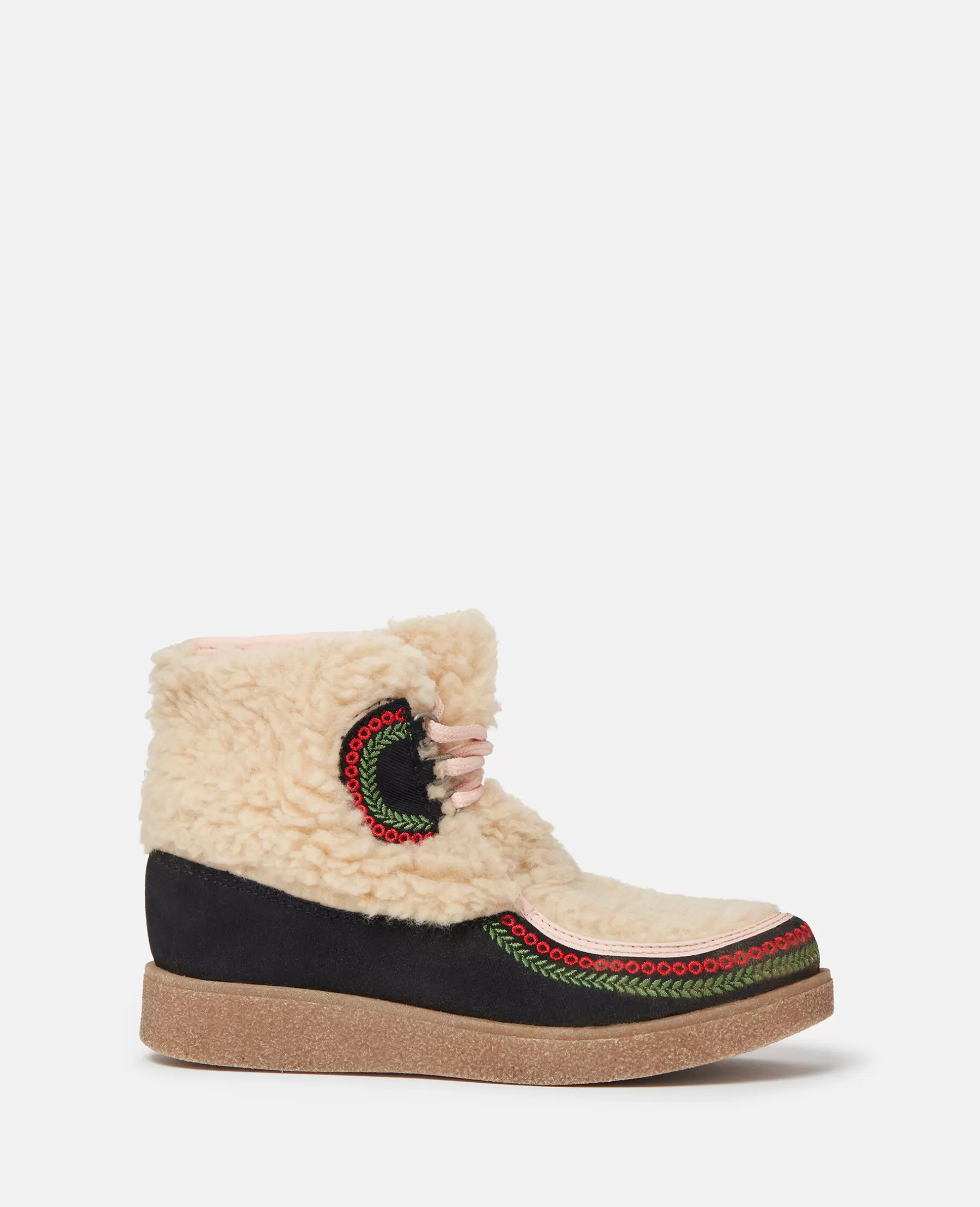 Stella McCartney Borg Moccasin Ankle Boots Sale