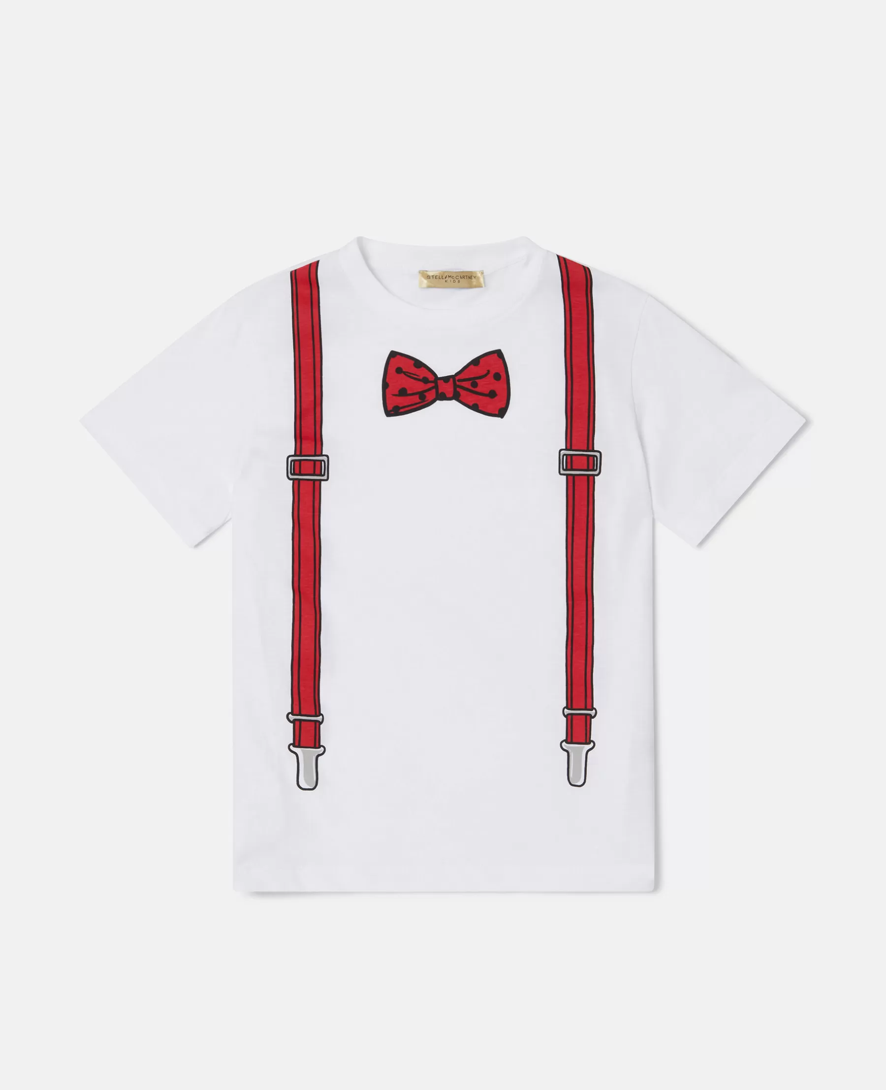 Stella McCartney Bow Tie And Suspender Print T-Shirt Best