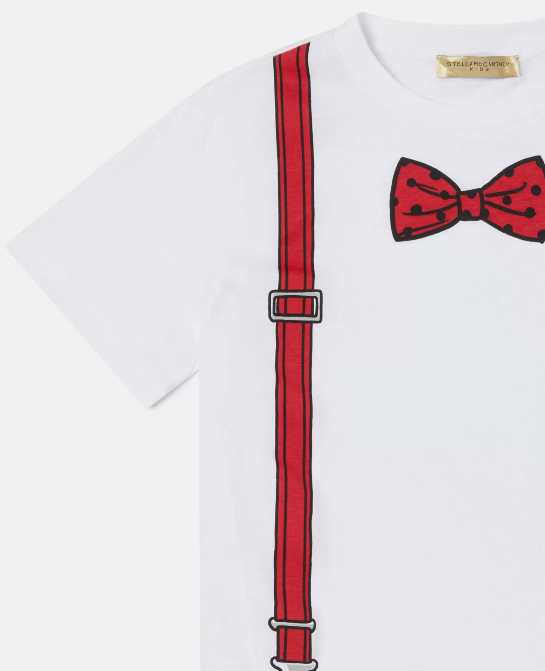 Stella McCartney Bow Tie And Suspender Print T-Shirt Best