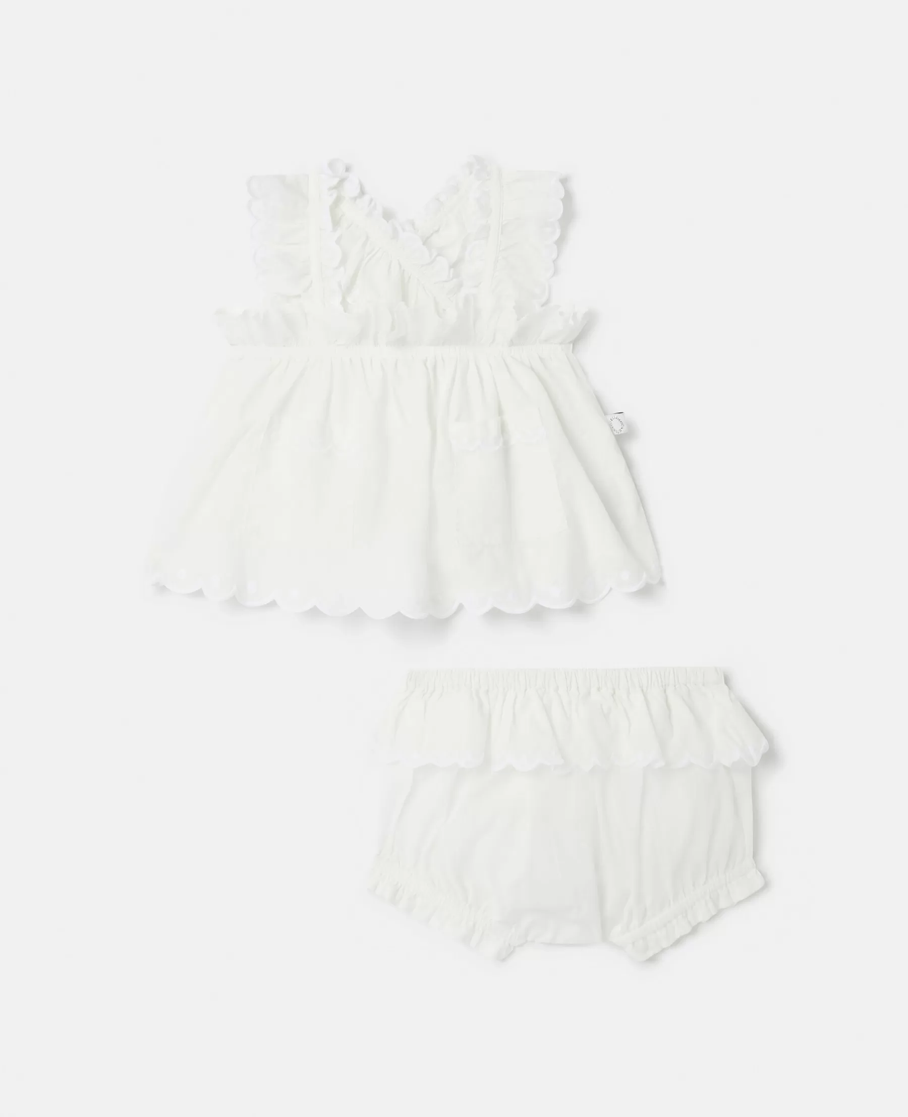 Stella McCartney Broderie Anglaise Vest And Bloomers Set Best Sale