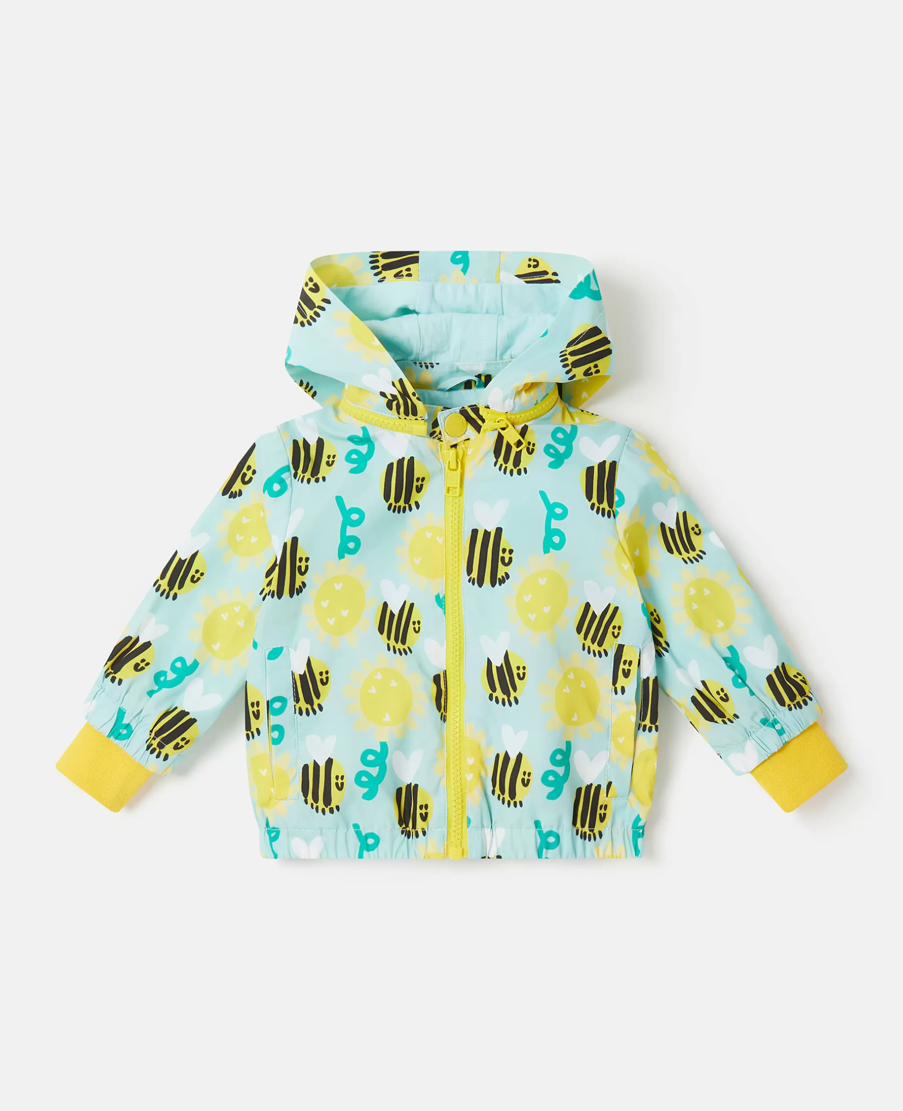 Stella McCartney Bumblebee Sunflower Print Hooded Jacket Shop