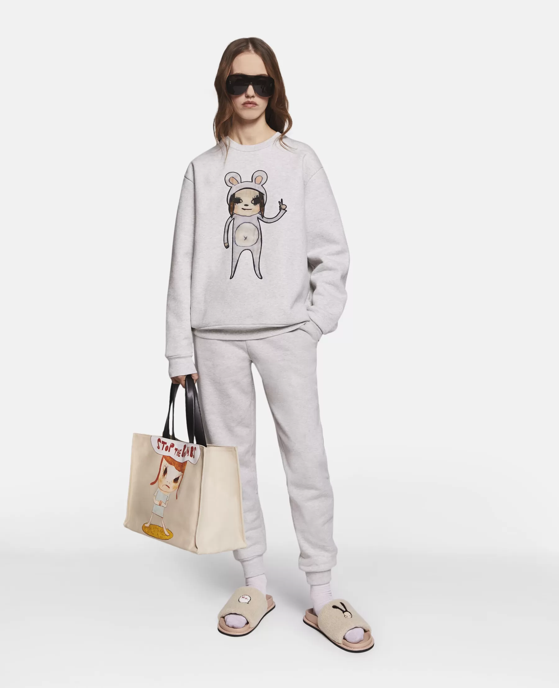 Stella McCartney Bunny Embroidery Breton Tracksuit Bottoms Flash Sale