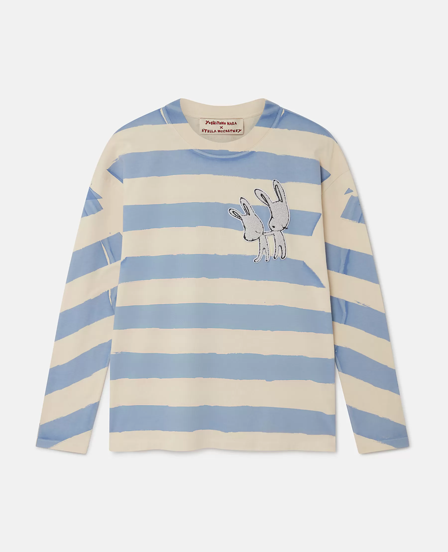 Stella McCartney Bunny Embroidery Breton T-Shirt Online