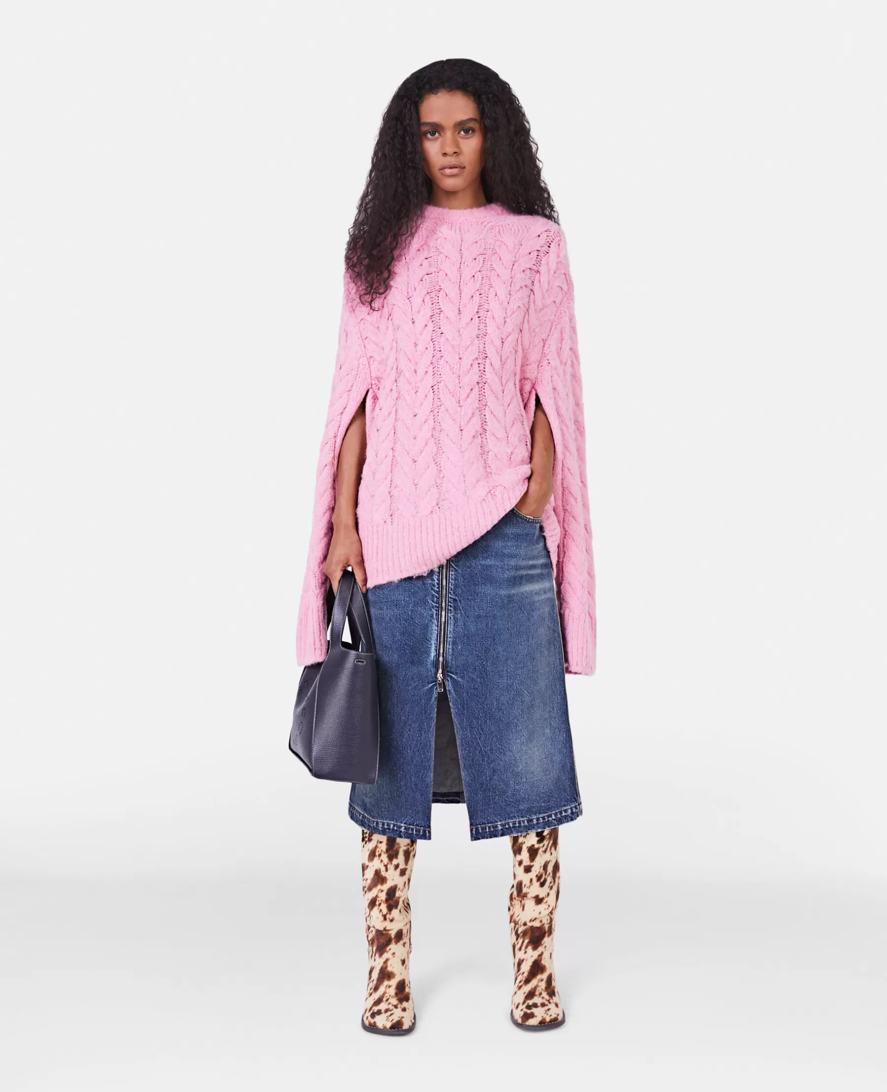 Stella McCartney Cable Knit Cape Jumper Outlet