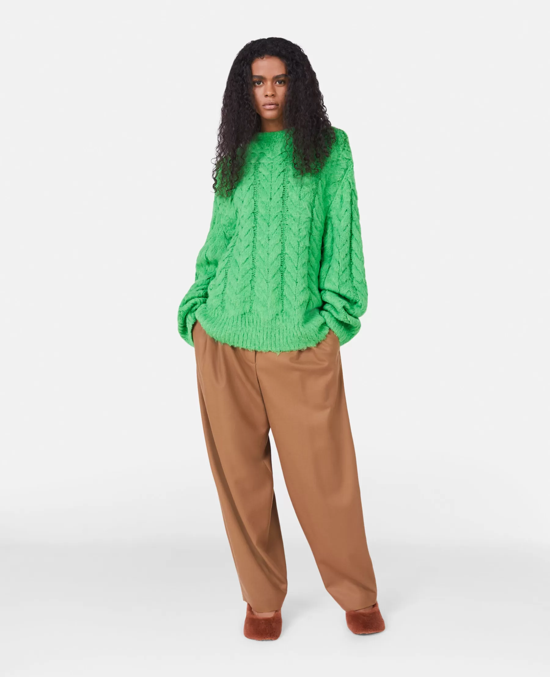 Stella McCartney Cable Knit Cape Jumper Outlet