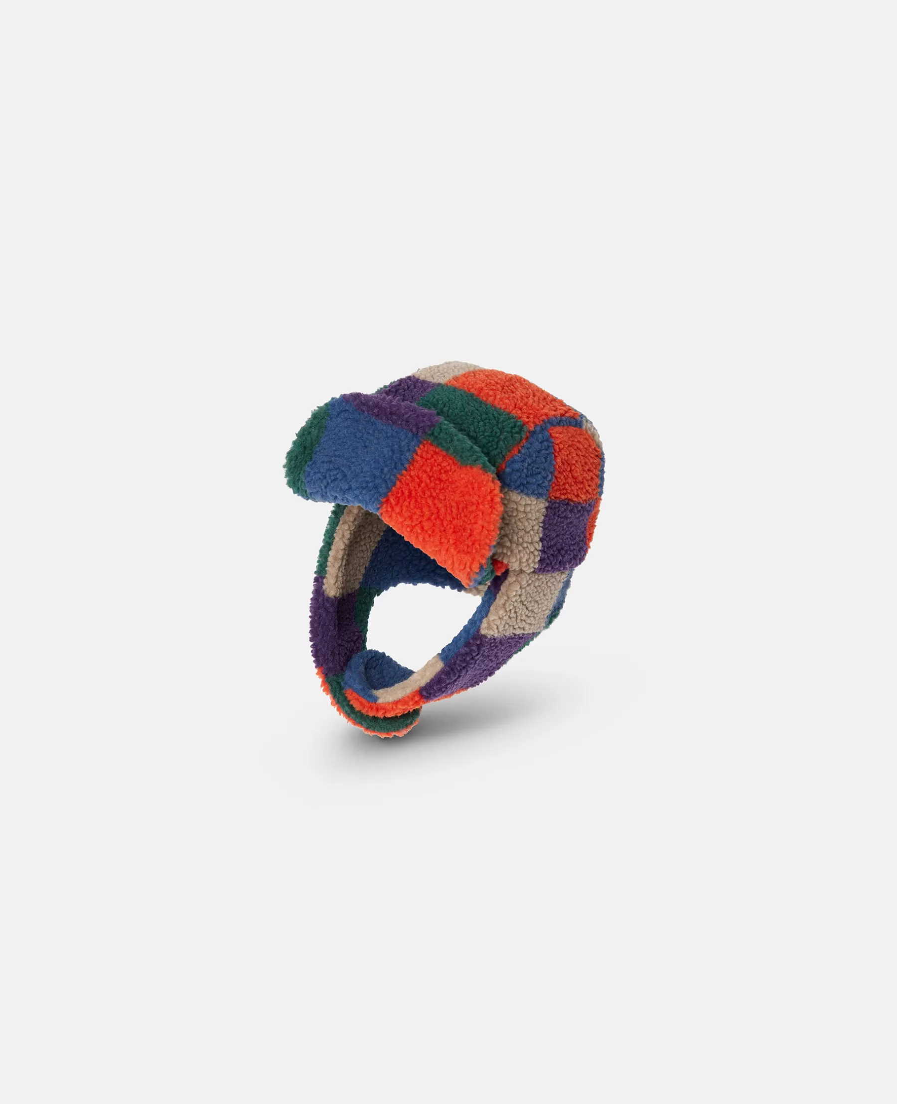 Stella McCartney Checkerboard Fleece Trapper Hat Shop