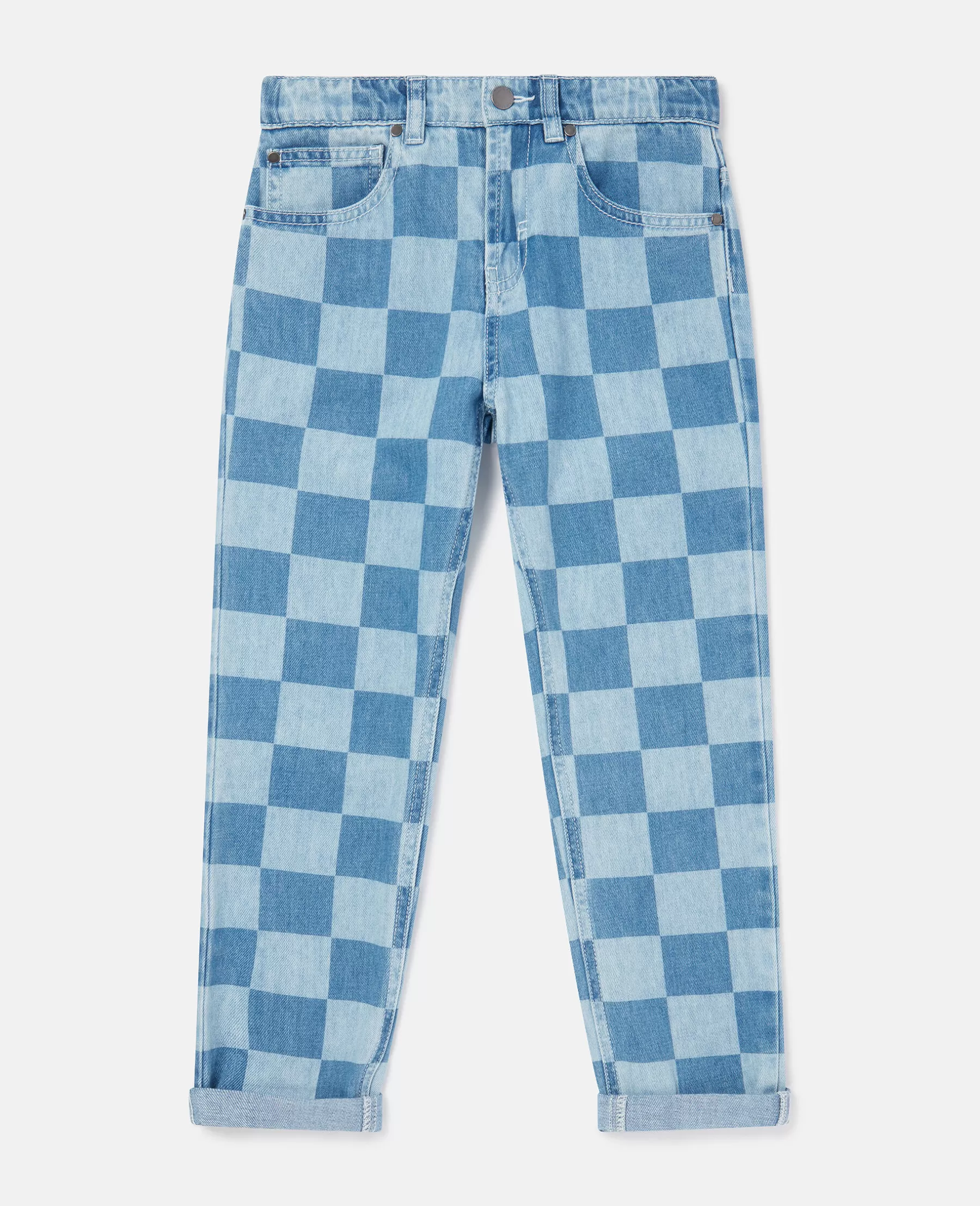 Stella McCartney Checkerboard Print Jeans Online