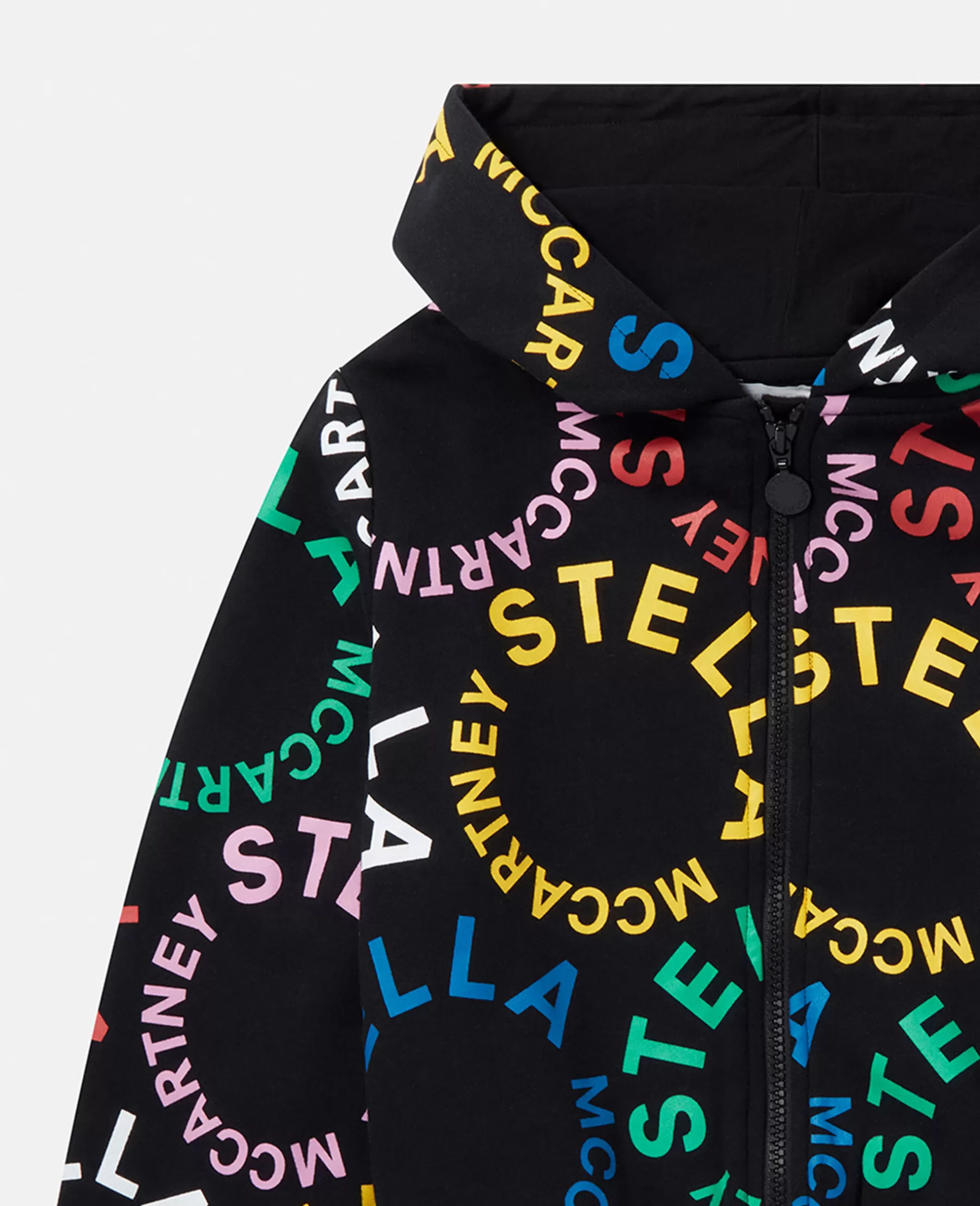 Stella McCartney Circular Logo Cropped Hoodie Online