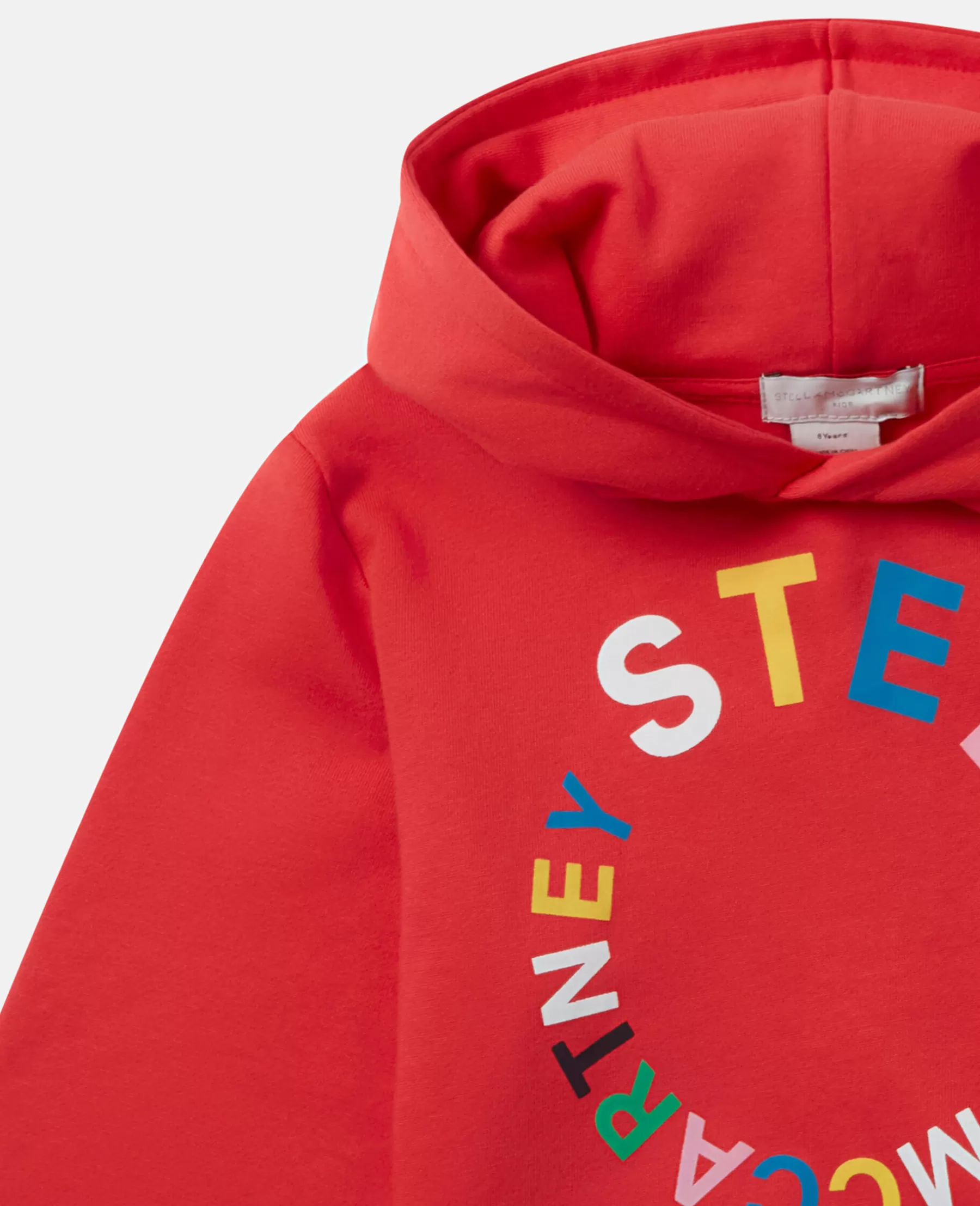 Stella McCartney Circular Logo Cropped Hoodie Online