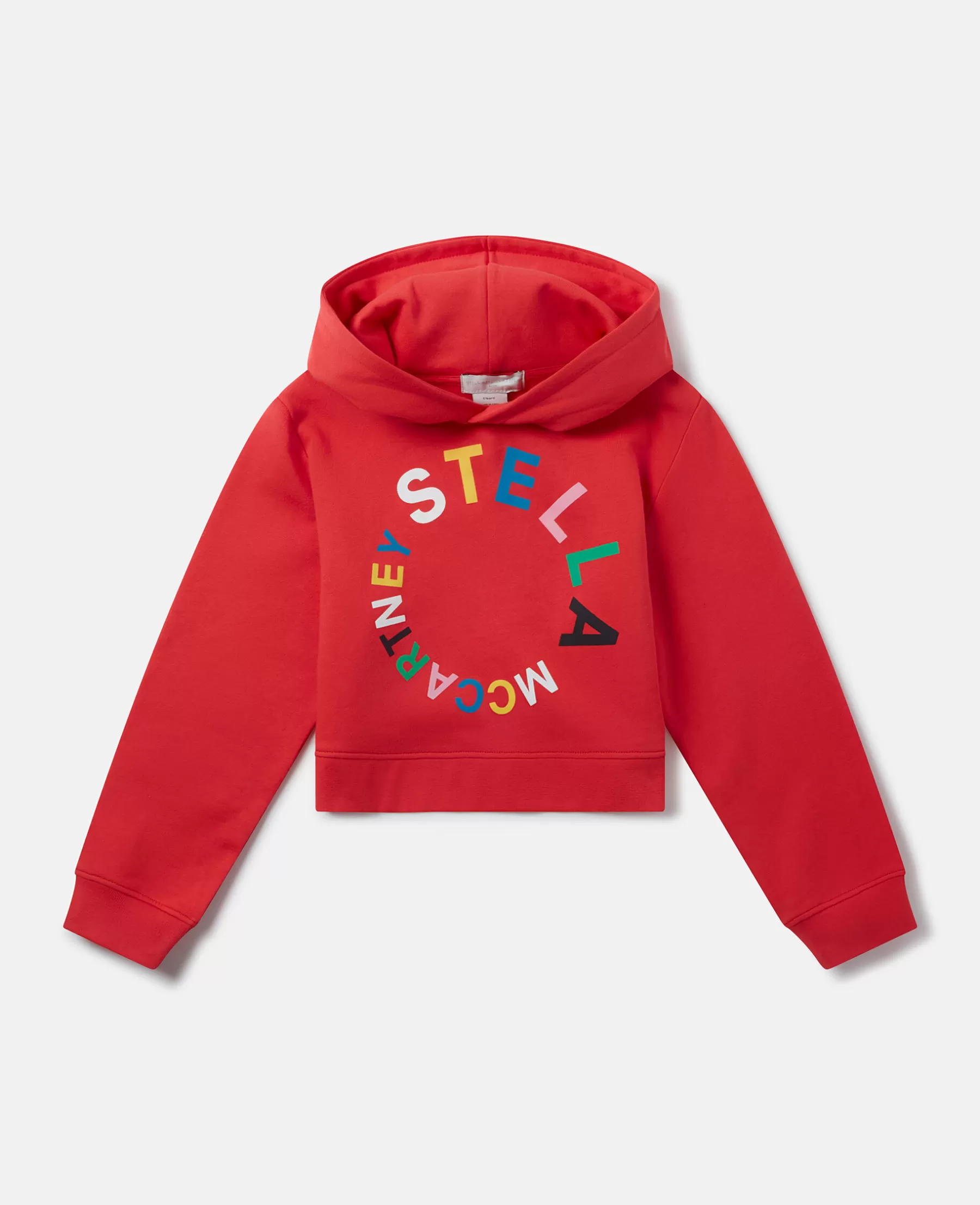 Stella McCartney Circular Logo Cropped Hoodie Online