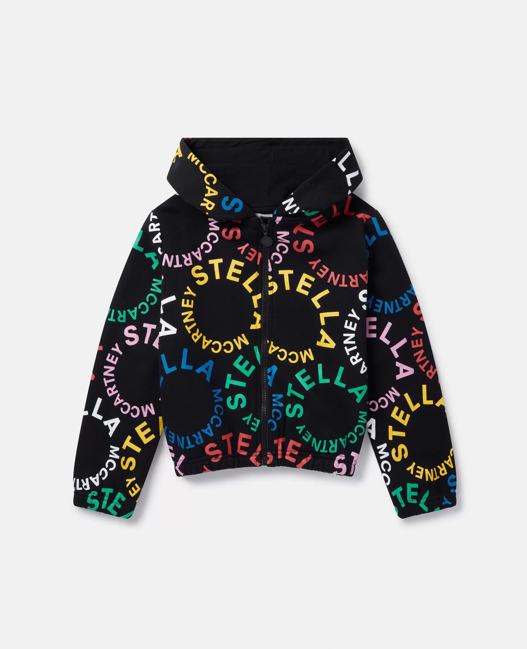 Stella McCartney Circular Logo Cropped Hoodie Online