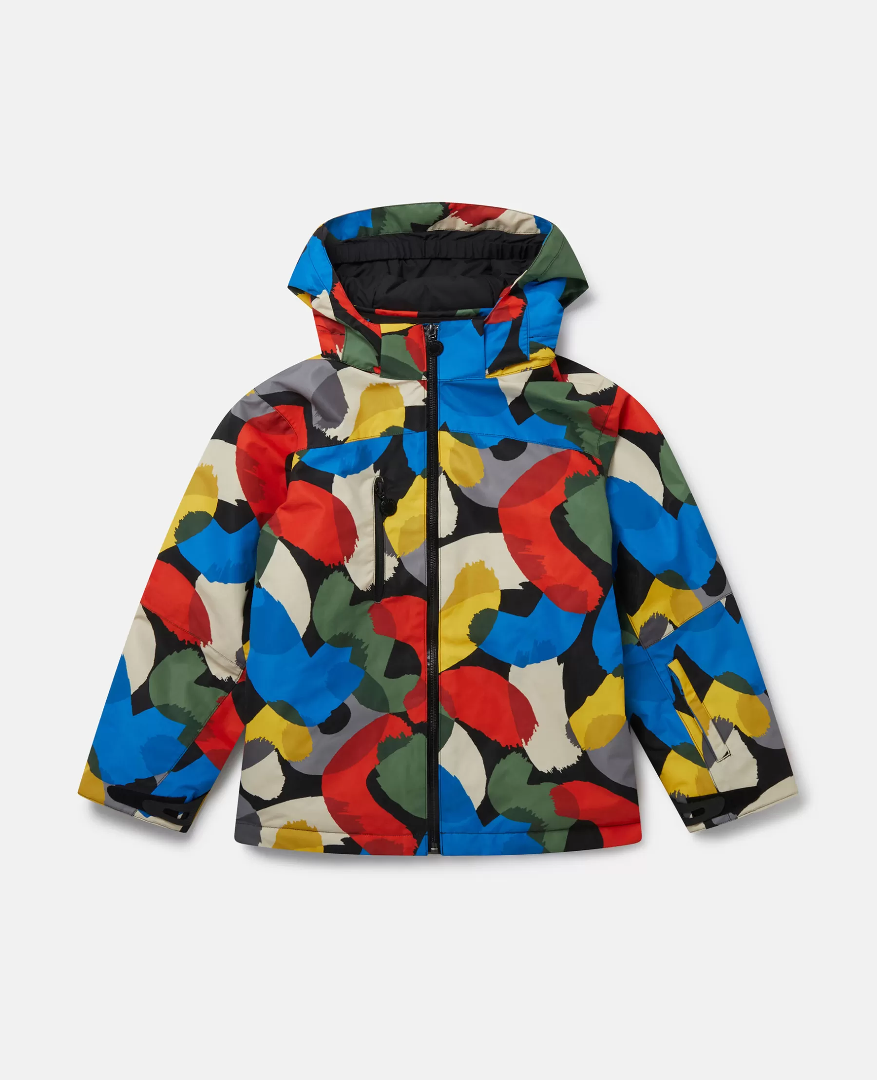 Stella McCartney Colour Pop Smudge Print Hooded Jacket Flash Sale