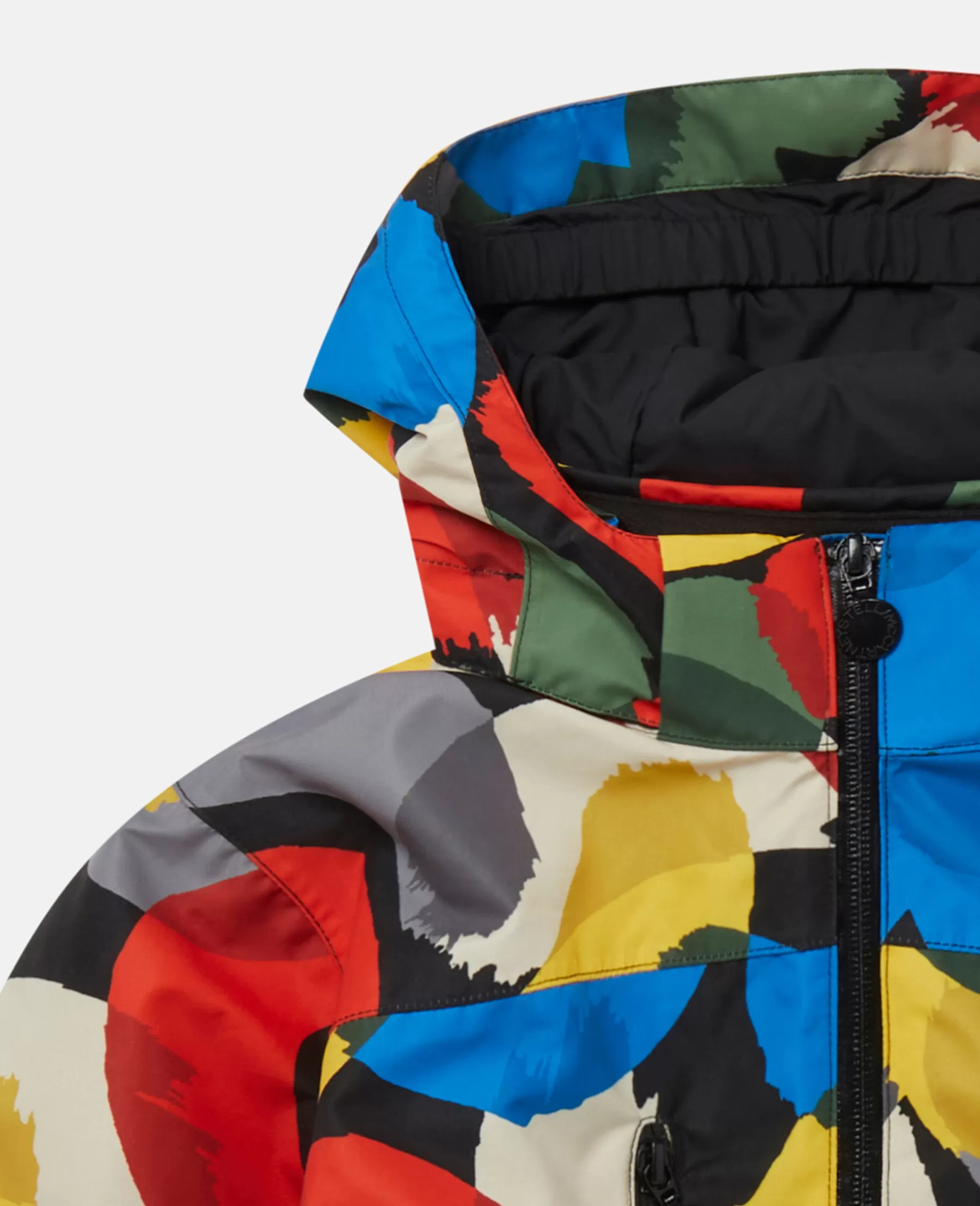 Stella McCartney Colour Pop Smudge Print Hooded Jacket Flash Sale