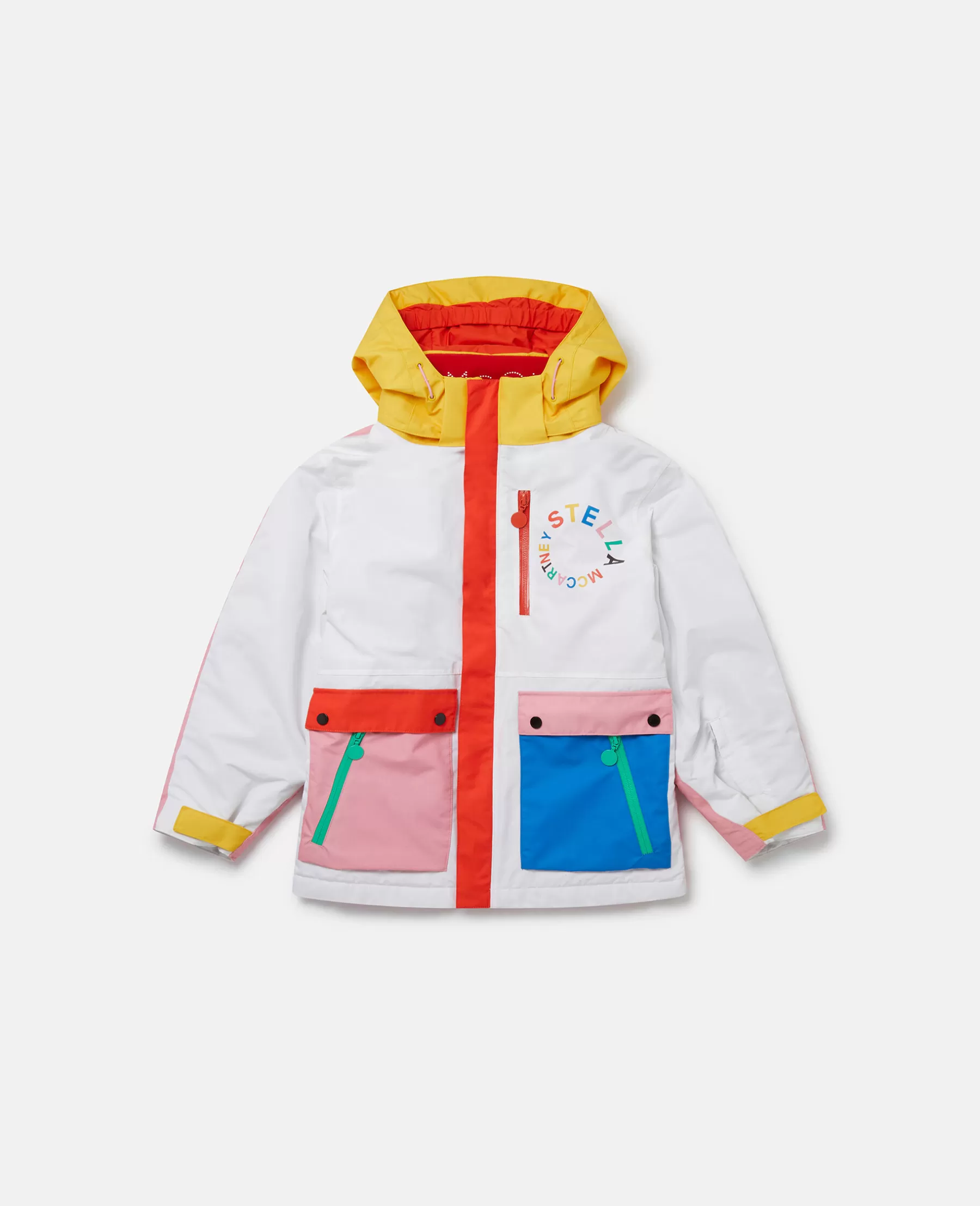 Stella McCartney Colourblock Hooded Ski Jacket Clearance