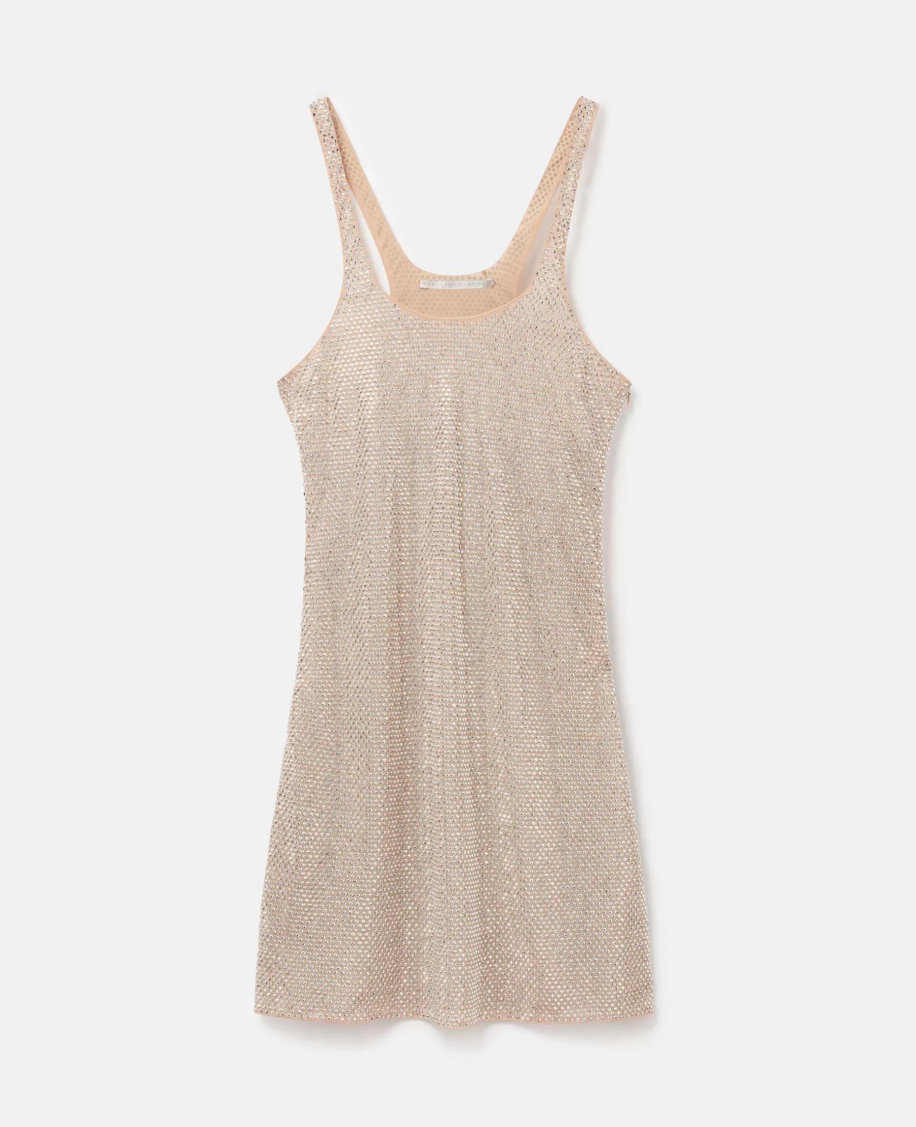 Stella McCartney Crystal Strass Silk Mini Dress Hot