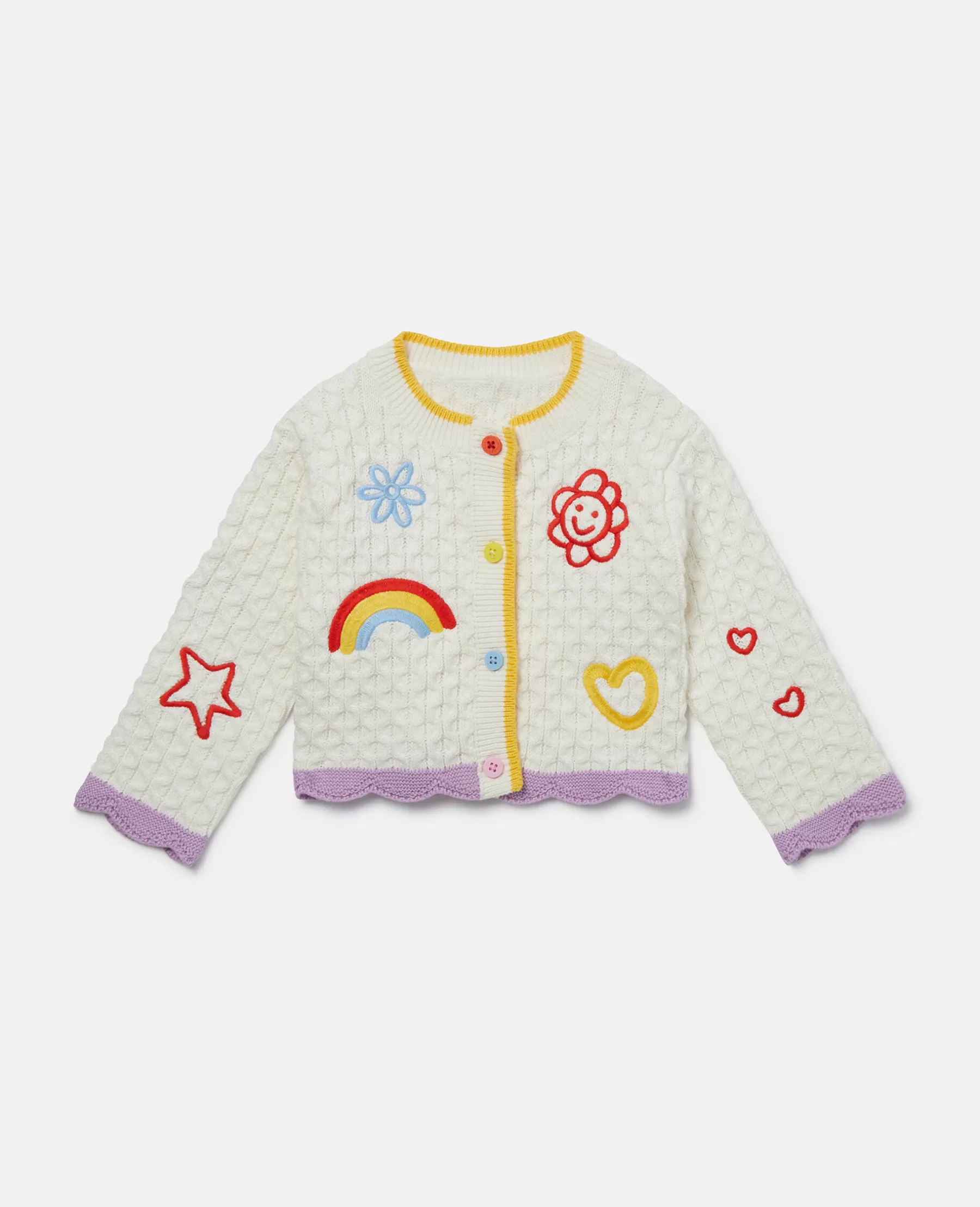 Stella McCartney Doodle Embroidery Cardigan Flash Sale