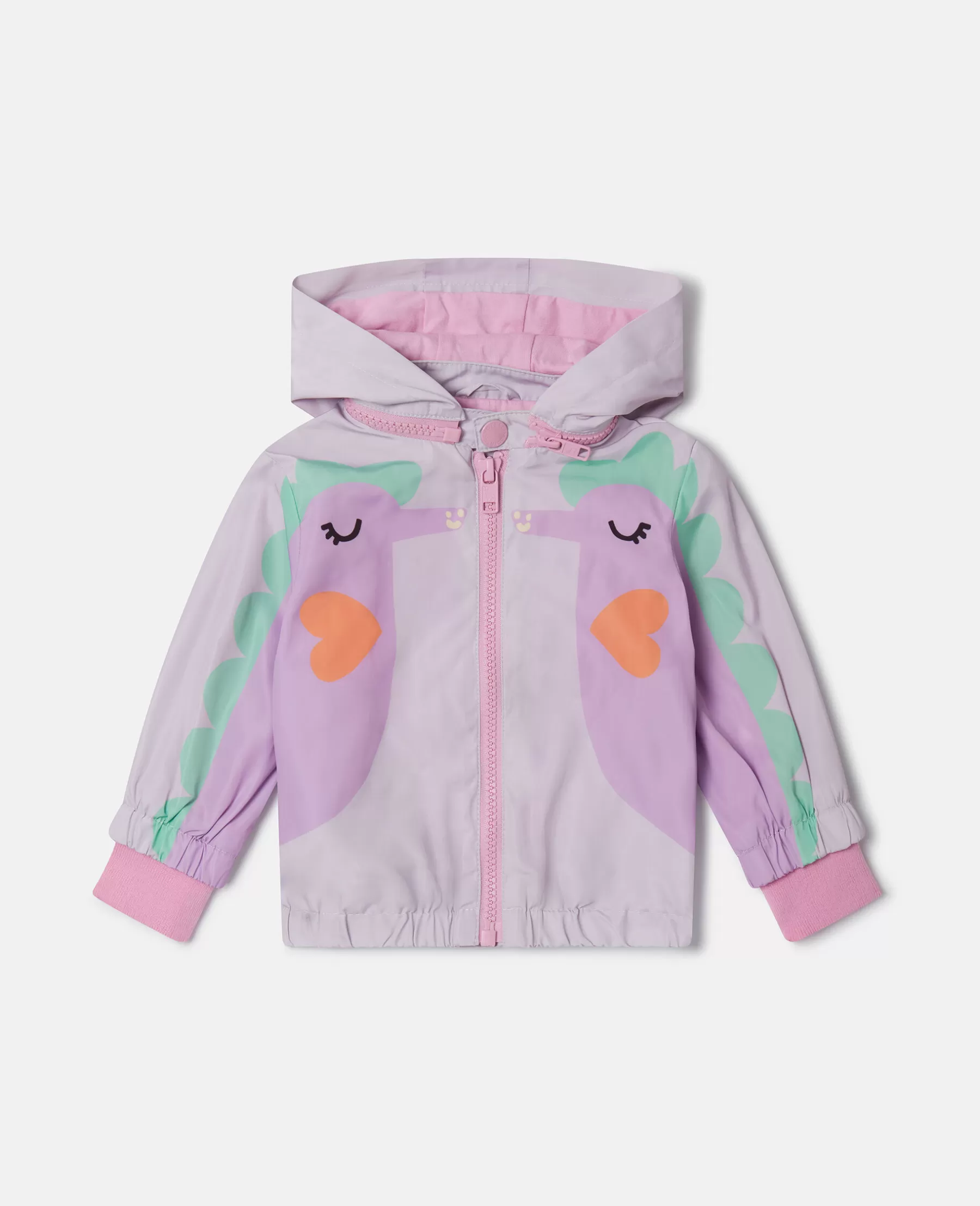 Stella McCartney Double Seahorse Print Hooded Jacket Shop