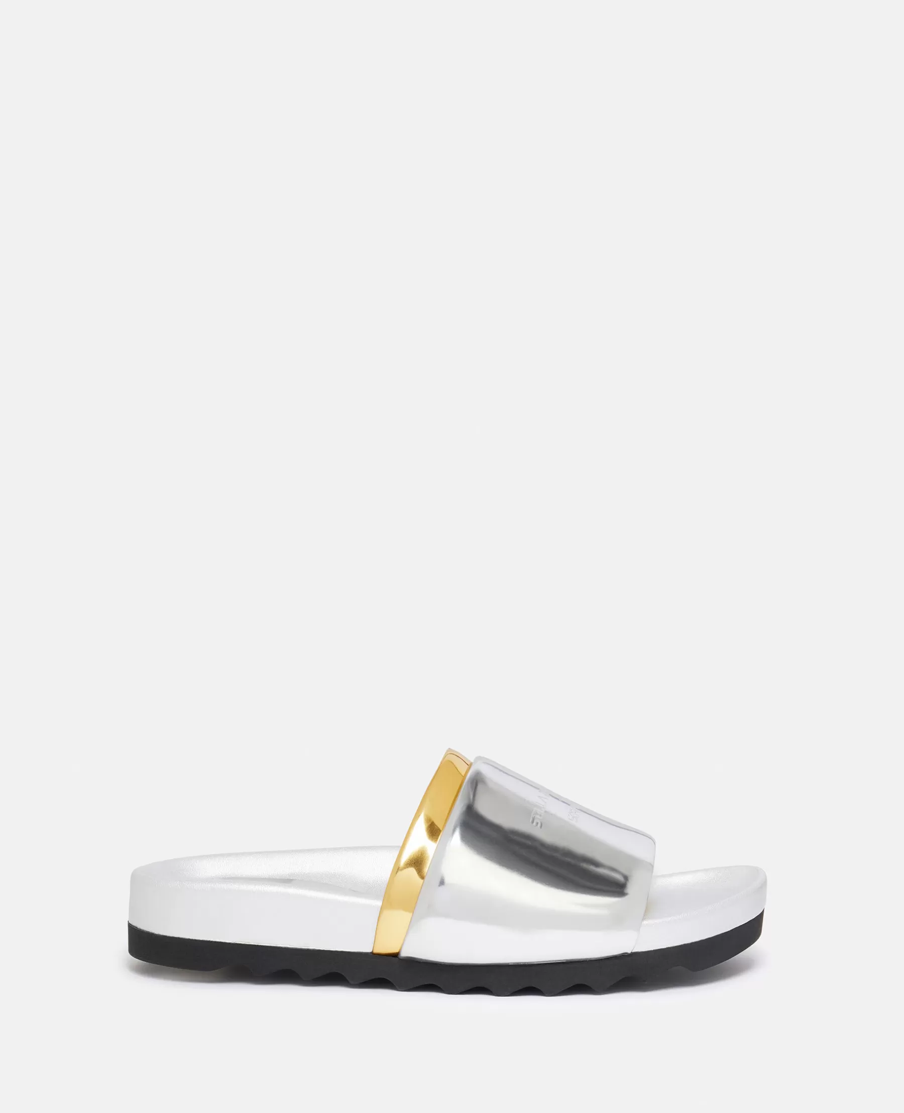 Stella McCartney Double-Chromatic Slide-On Sandals Flash Sale