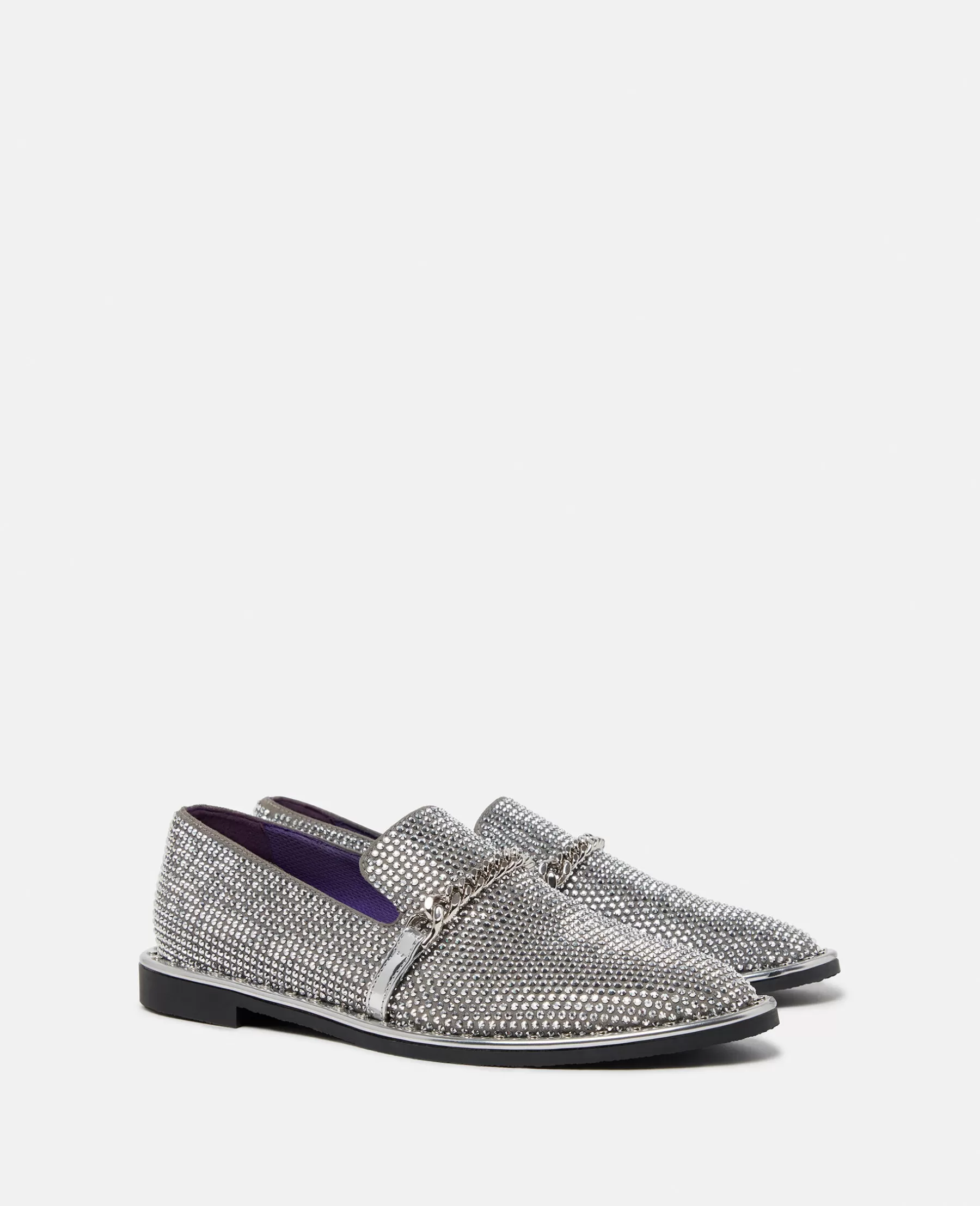 Stella McCartney Falabella Crystal Loafers Flash Sale