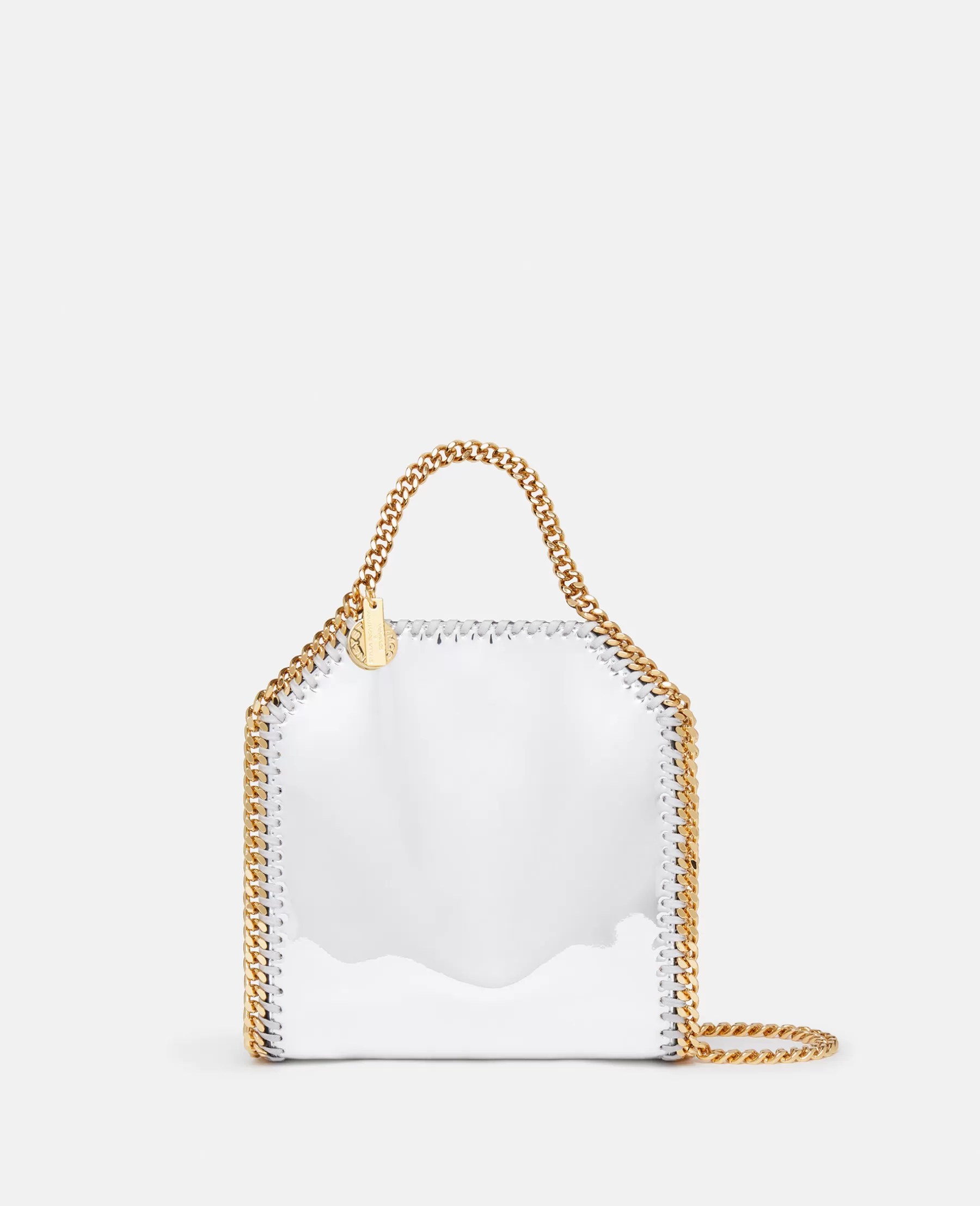 Stella McCartney Falabella Mirrored Chrome-Finish Tote Bag Best Sale