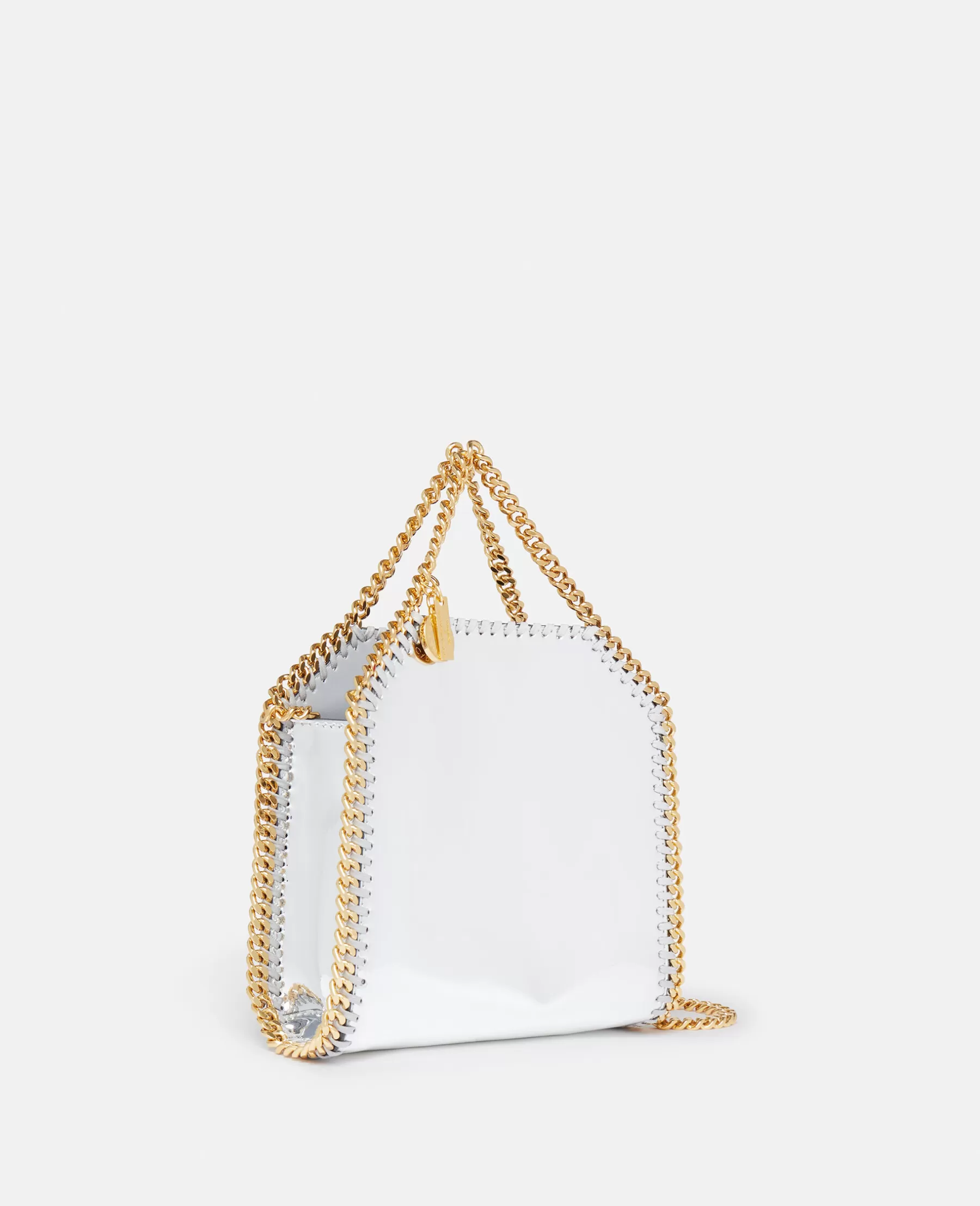 Stella McCartney Falabella Mirrored Chrome-Finish Tote Bag Best Sale