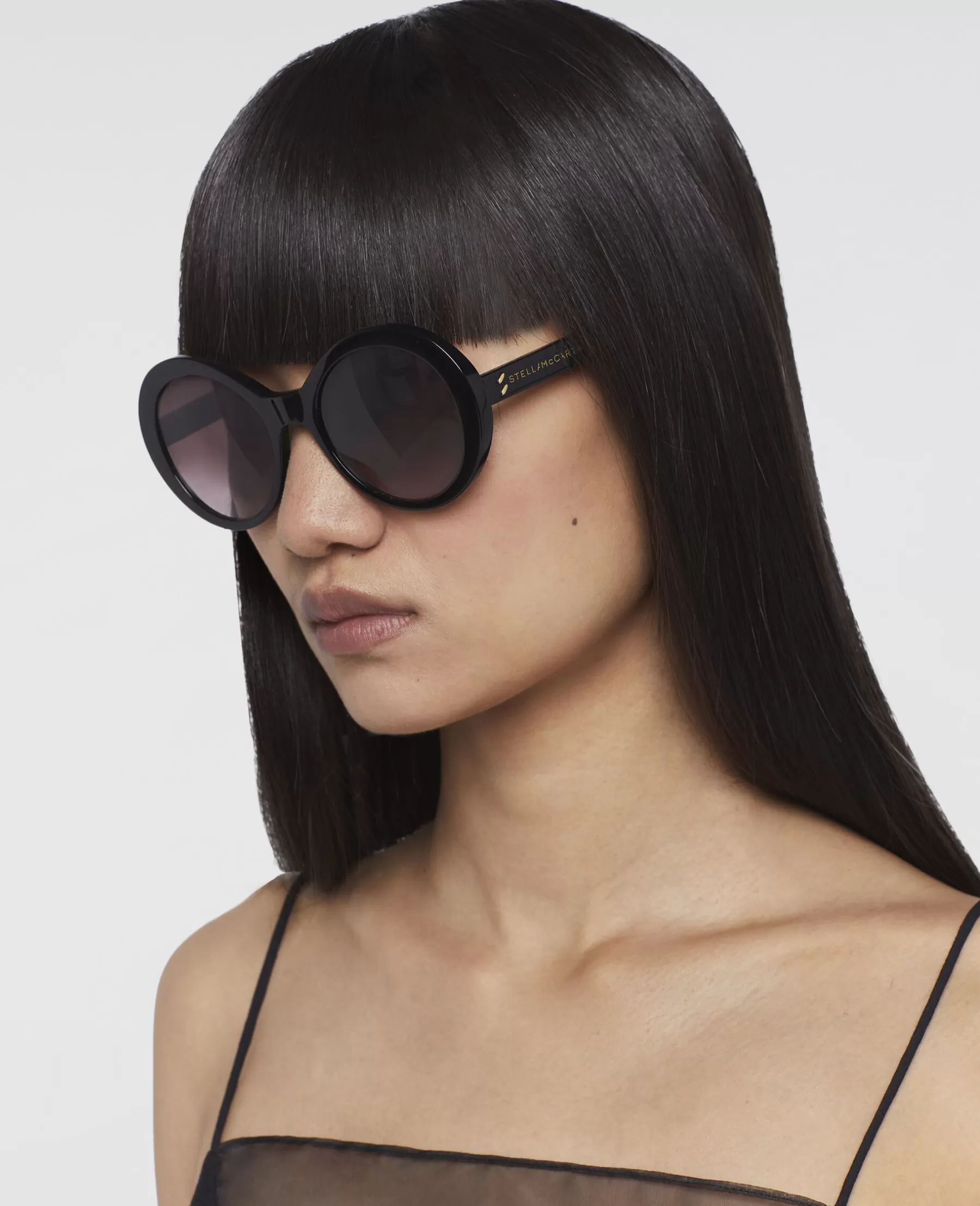 Stella McCartney Falabella Pin Round Sunglasses Flash Sale