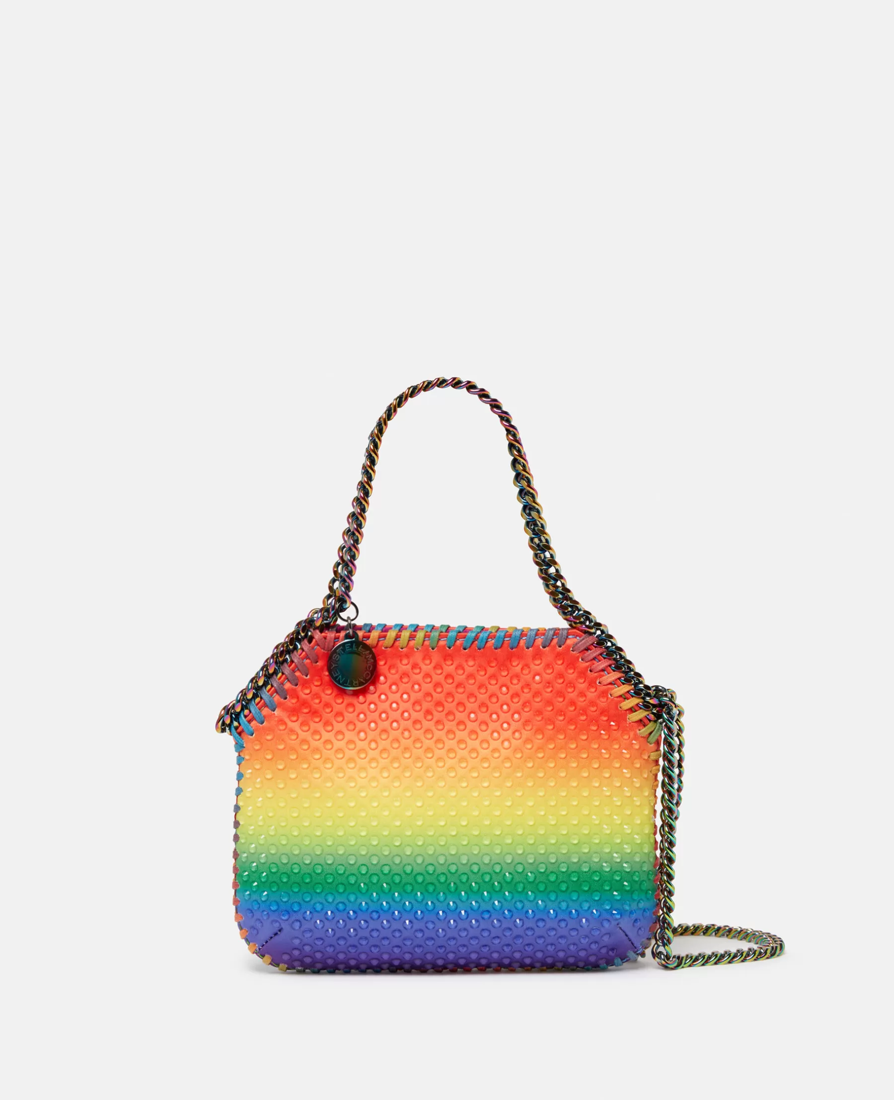 Stella McCartney Falabella Rainbow Crystal Degrade Mini Tote Bag Online