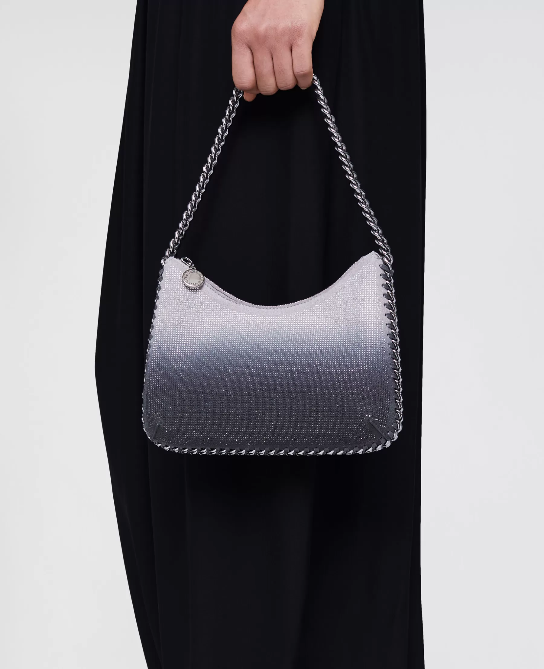 Stella McCartney Falabella Zip Crystal Gradient Mini Shoulder Bag Shop