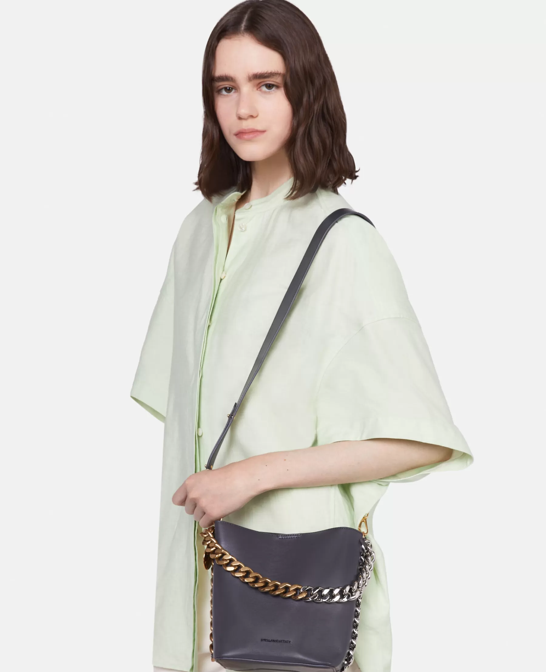 Stella McCartney Frayme Bucket Bag Online