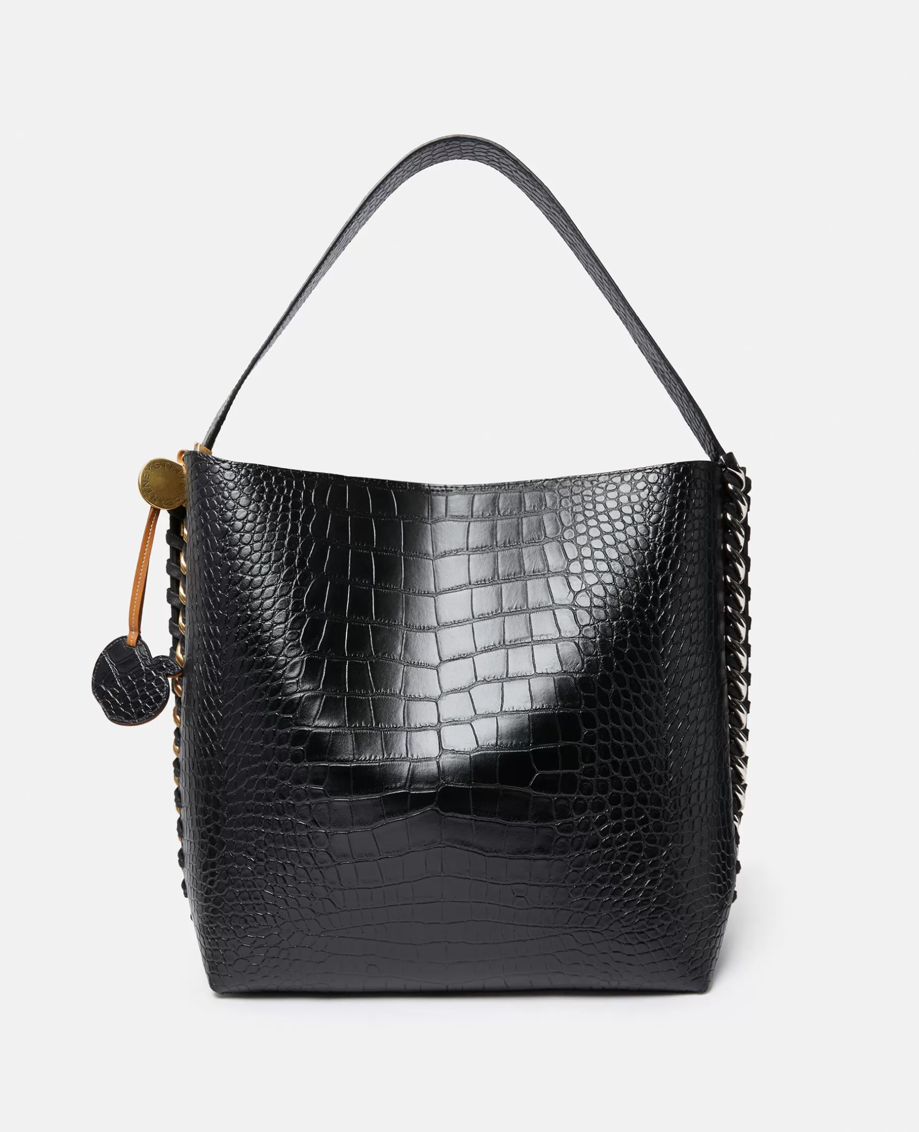 Stella McCartney Frayme Croc-Effect Embossed Tote Bag Discount