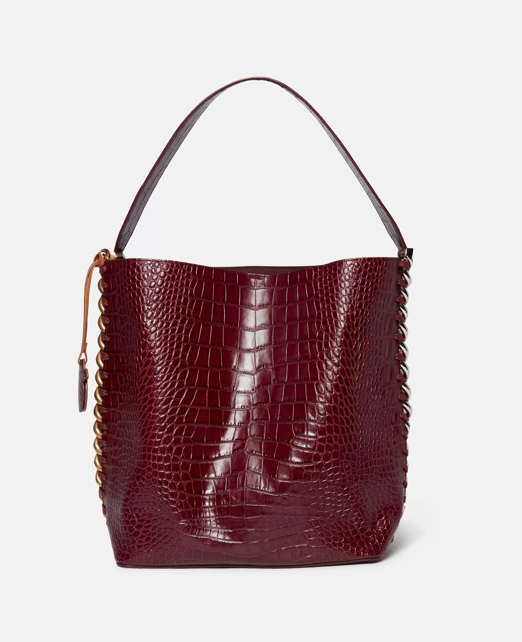 Stella McCartney Frayme Croc-Effect Embossed Tote Bag Outlet