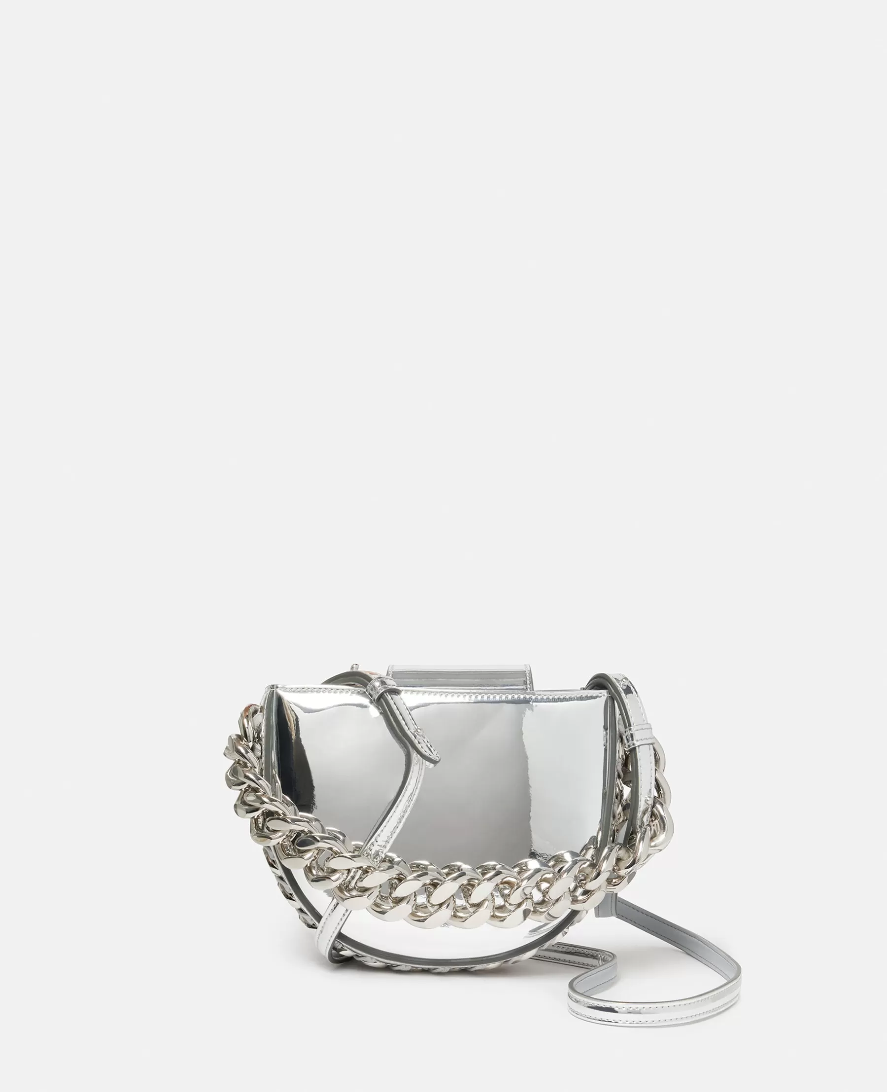 Stella McCartney Frayme Mirrored Small Shoulder Bag Best