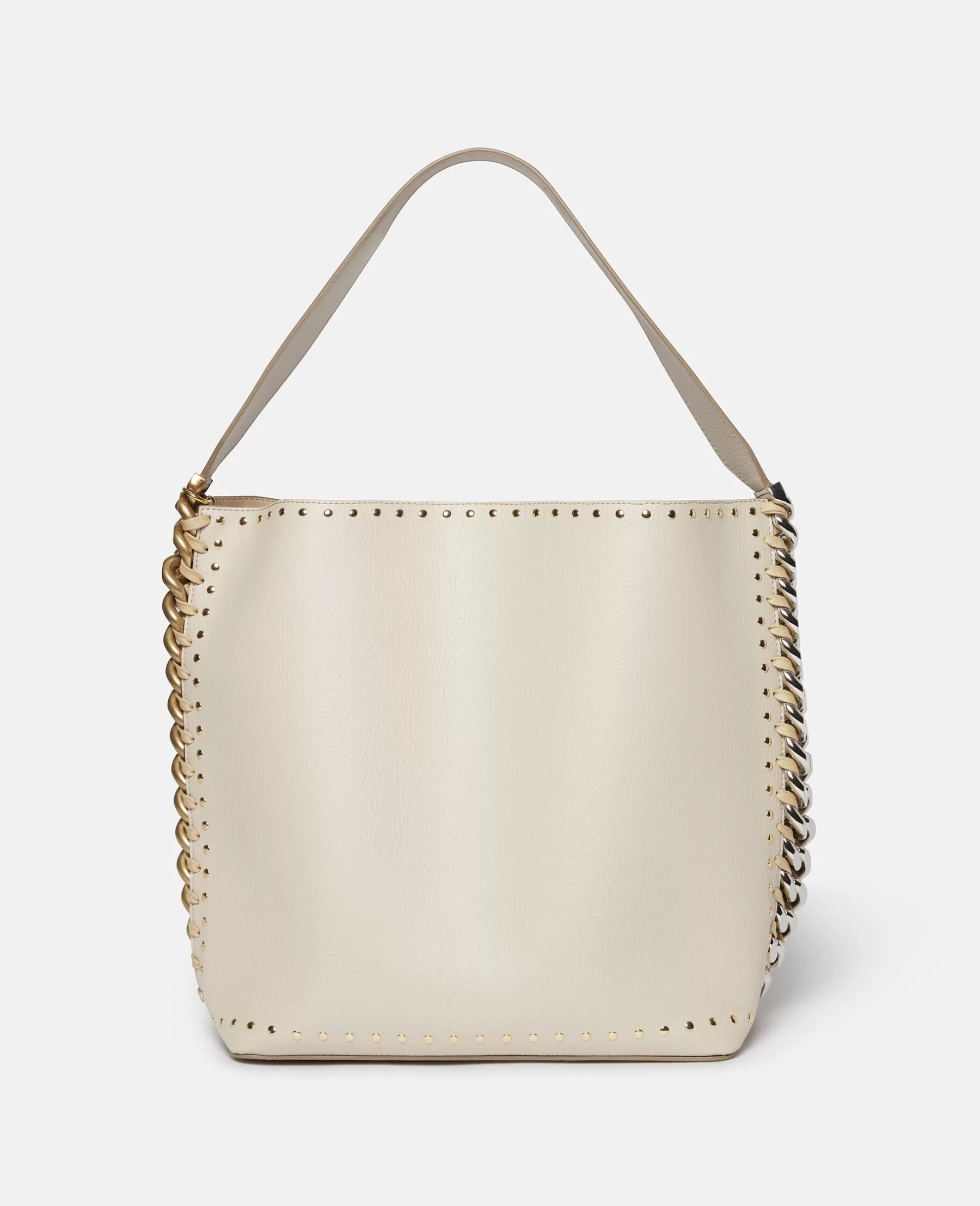 Stella McCartney Frayme Studded Grainy Alter Mat Tote Bag Hot