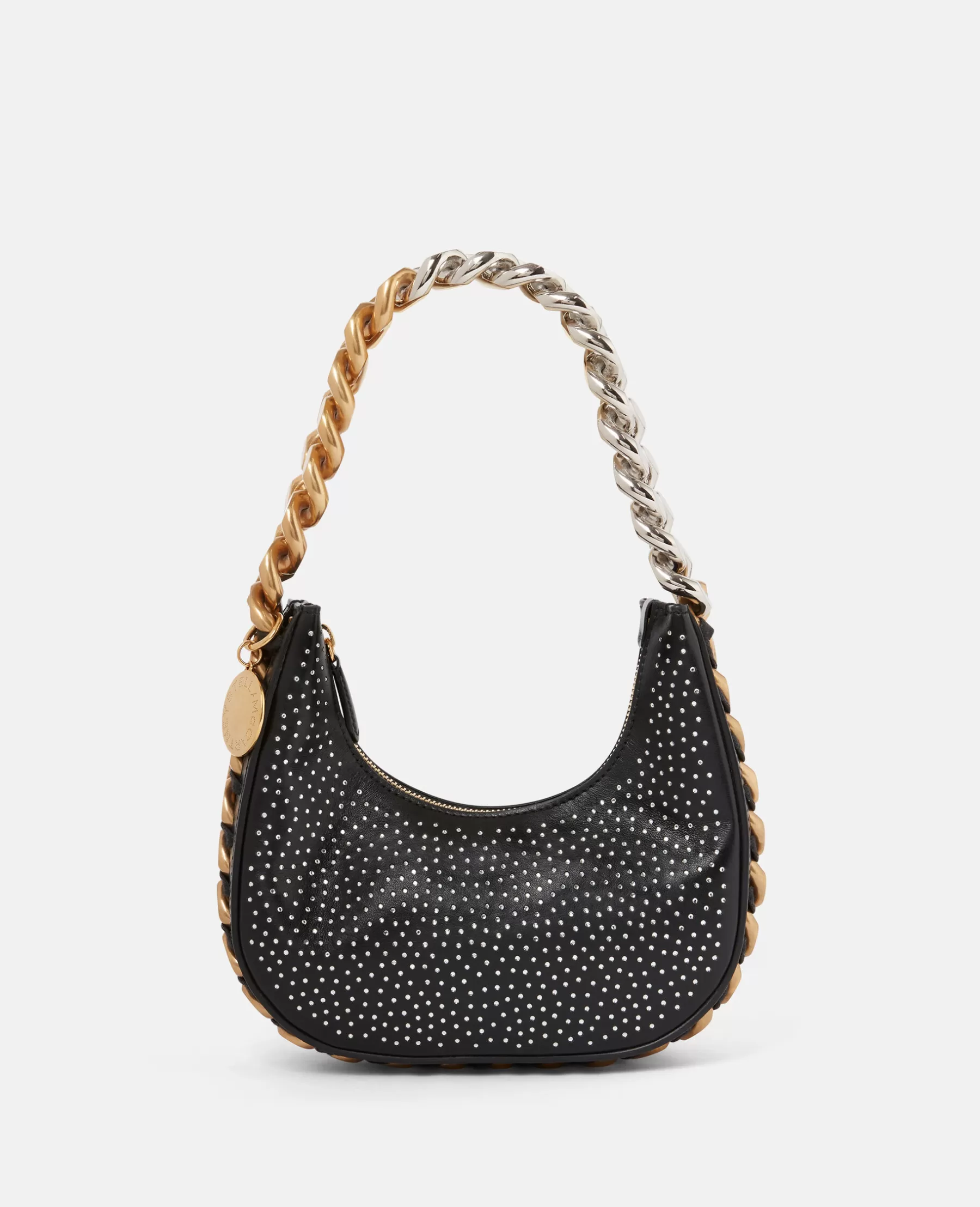 Stella McCartney Frayme Zipped Mini Hobo Bag Cheap