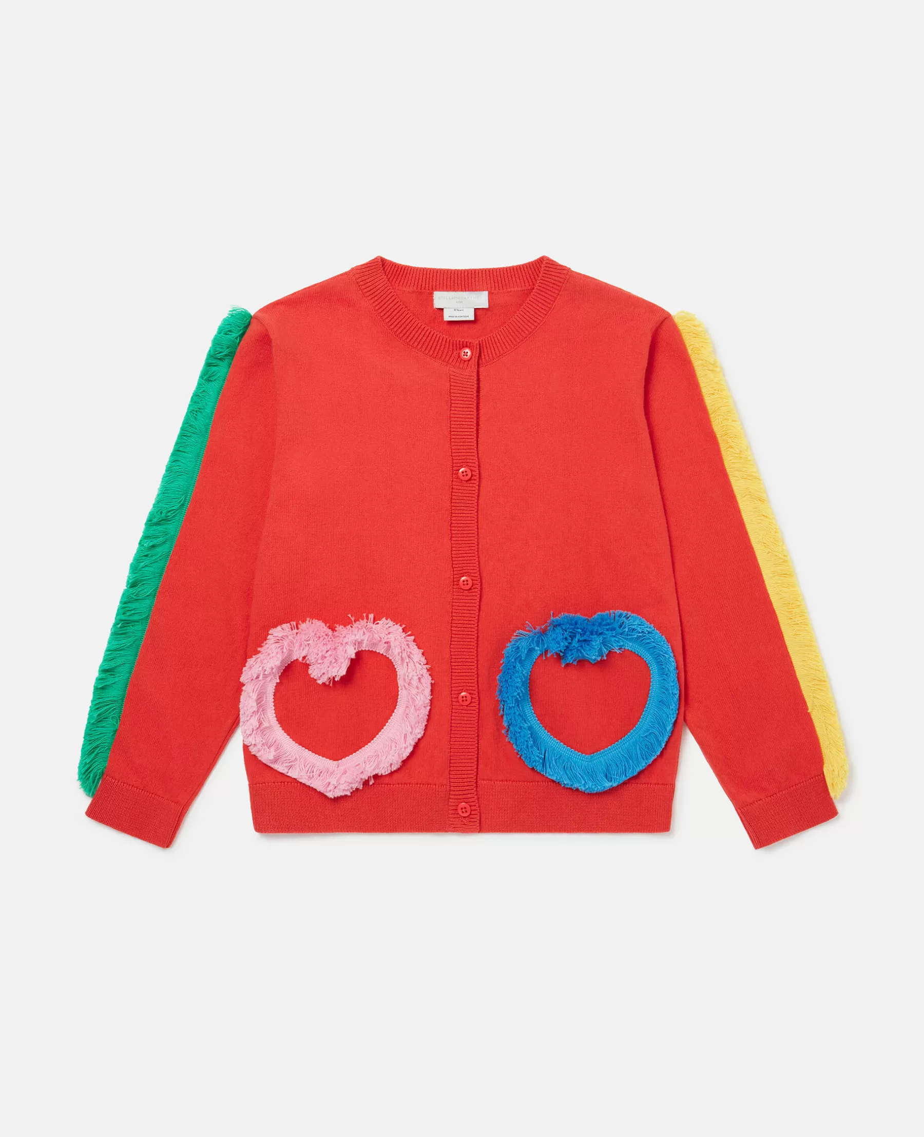 Stella McCartney Fringed Heart Cardigan Discount