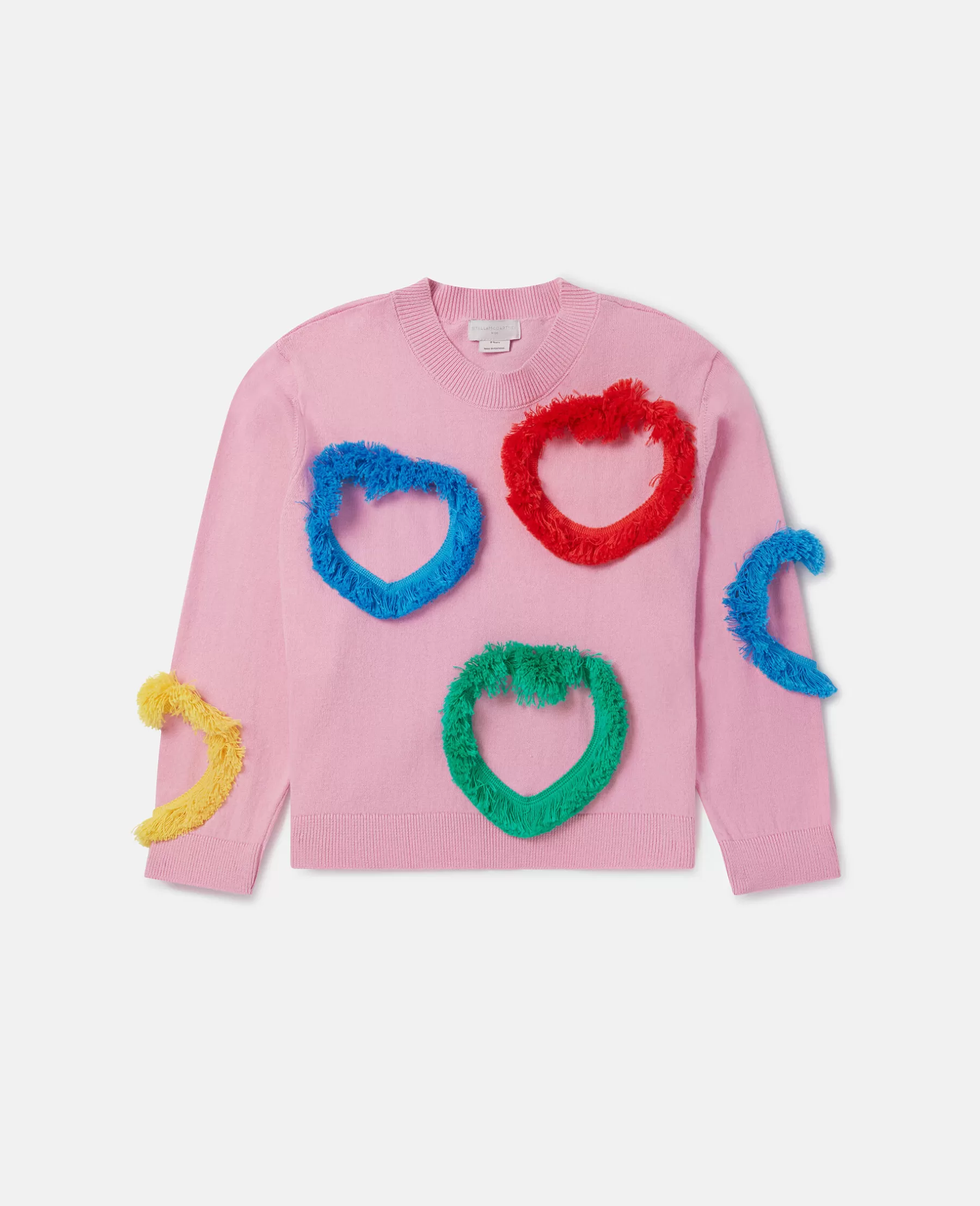 Stella McCartney Fringed Heart Sweatshirt Shop