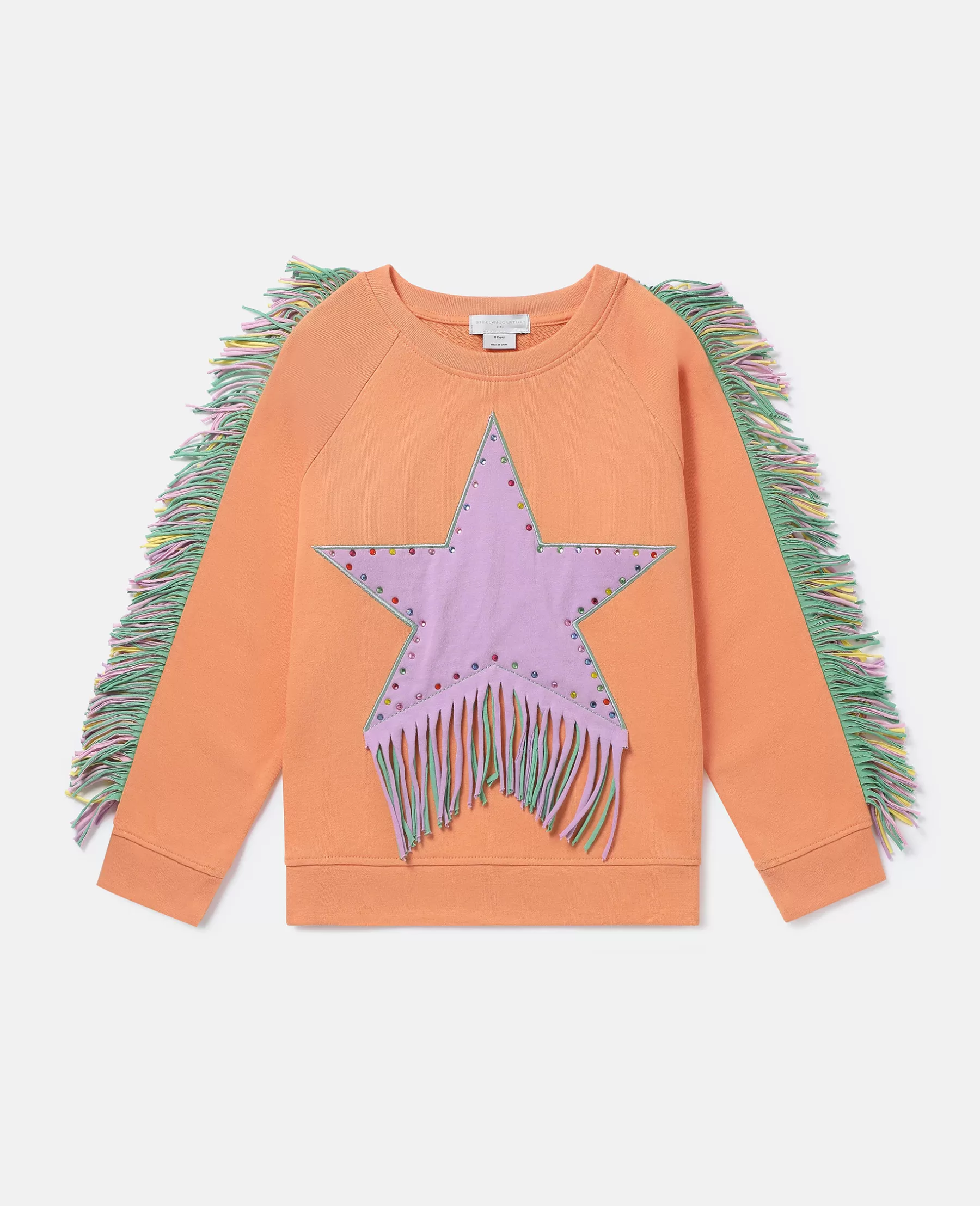 Stella McCartney Fringed Star Sweatshirt New