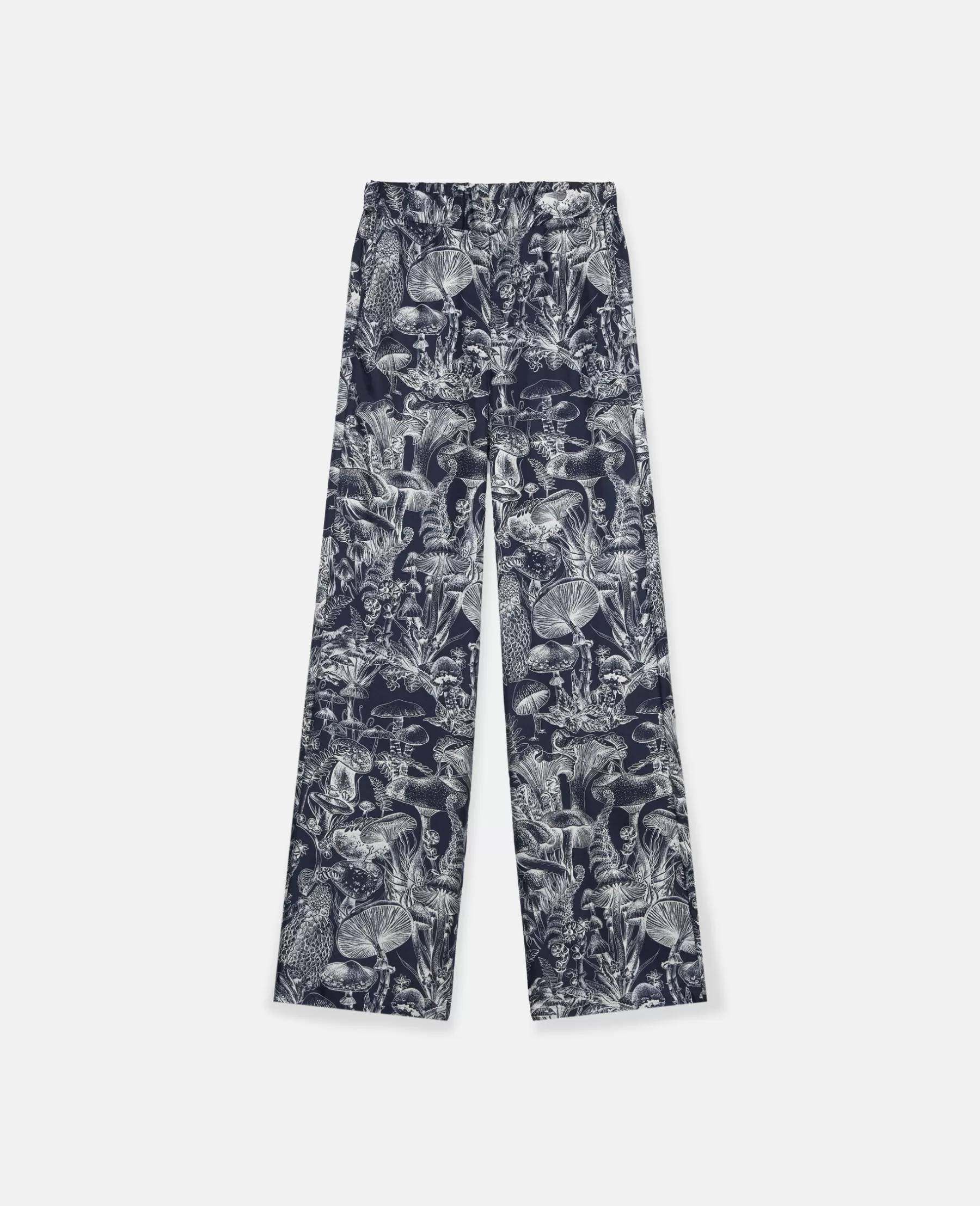 Stella McCartney Fungi Forest Print Silk Pyjama Trousers Hot