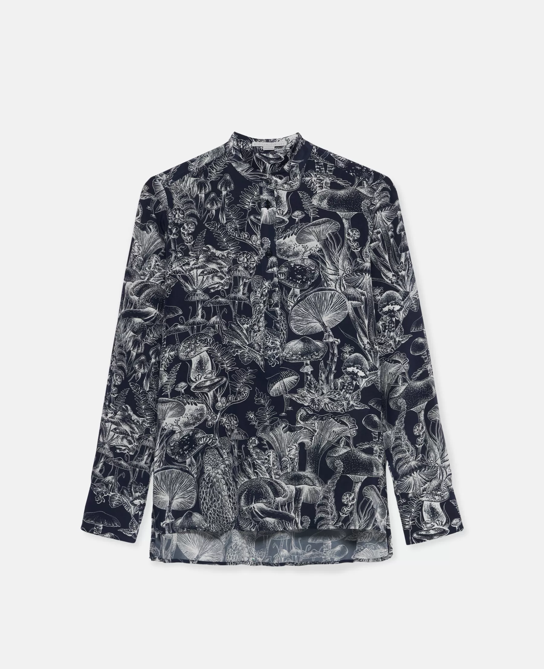 Stella McCartney Fungi Forest Print Silk Shirt Sale