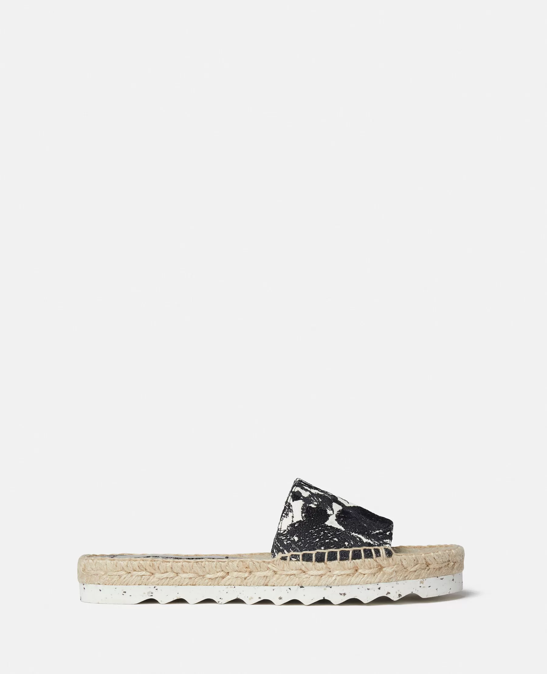 Stella McCartney Gaia Moth Embroidery Espadrille Slides Discount