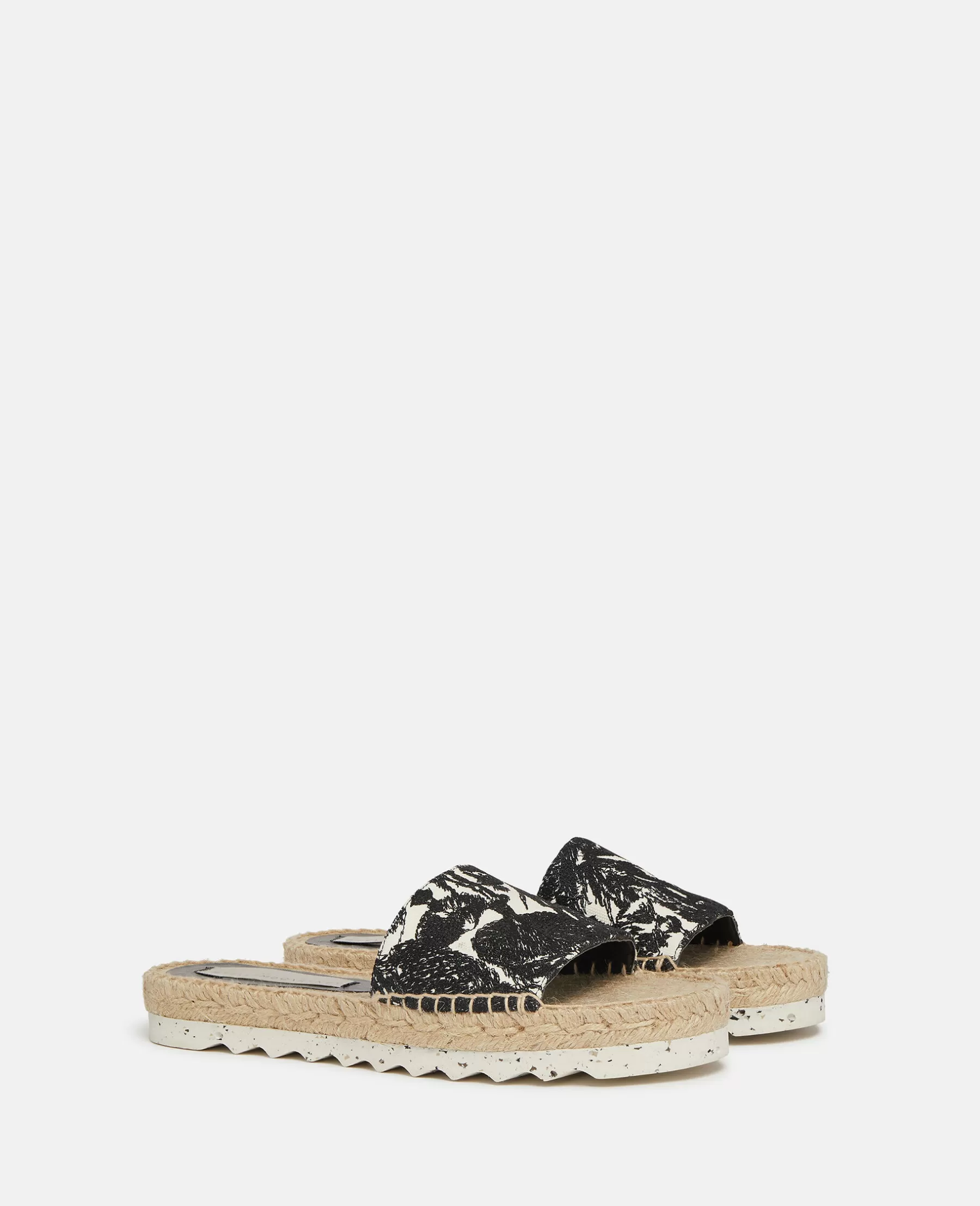 Stella McCartney Gaia Moth Embroidery Espadrille Slides Discount