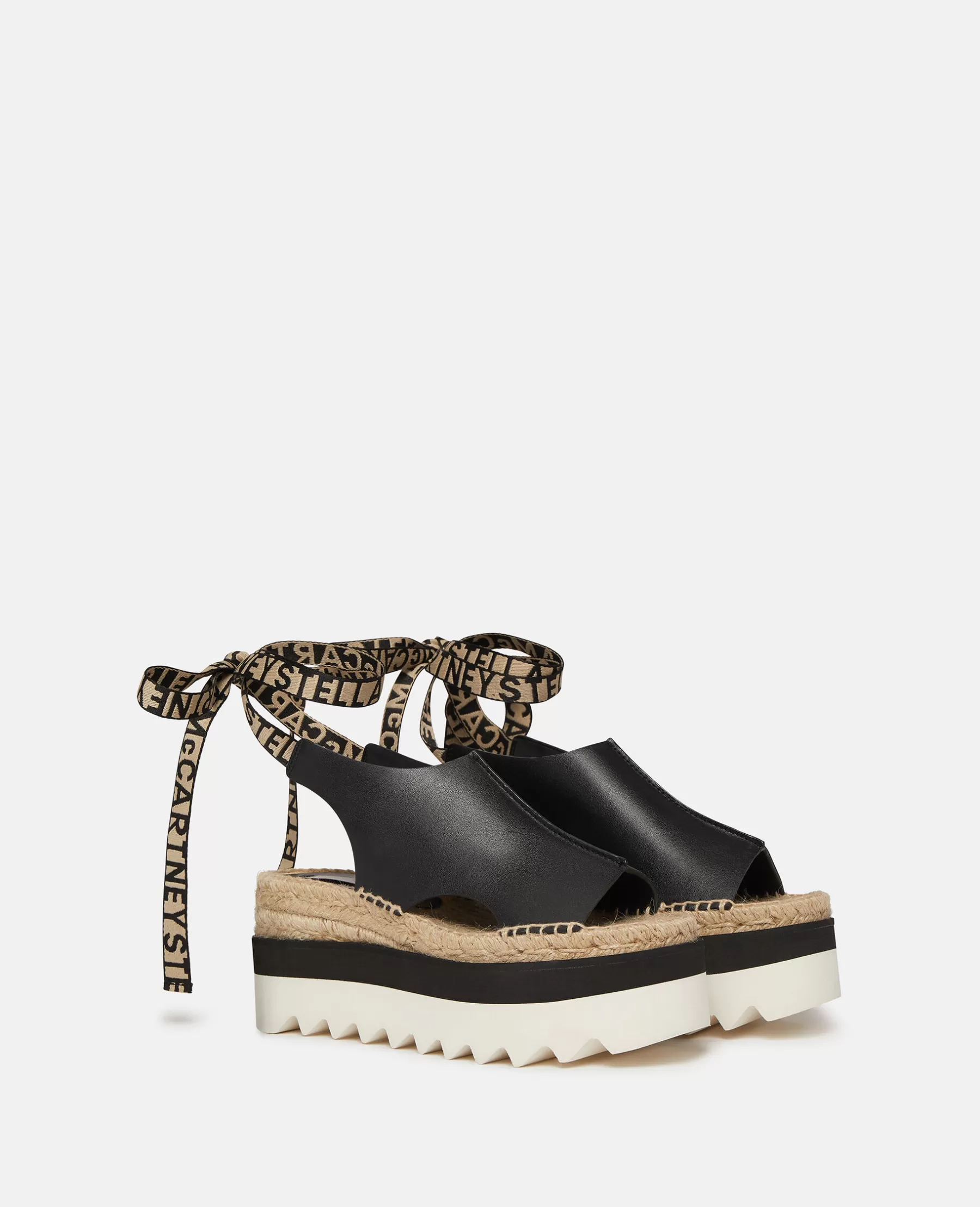 Stella McCartney Gaia Peeptoe Platform Espadrilles Flash Sale