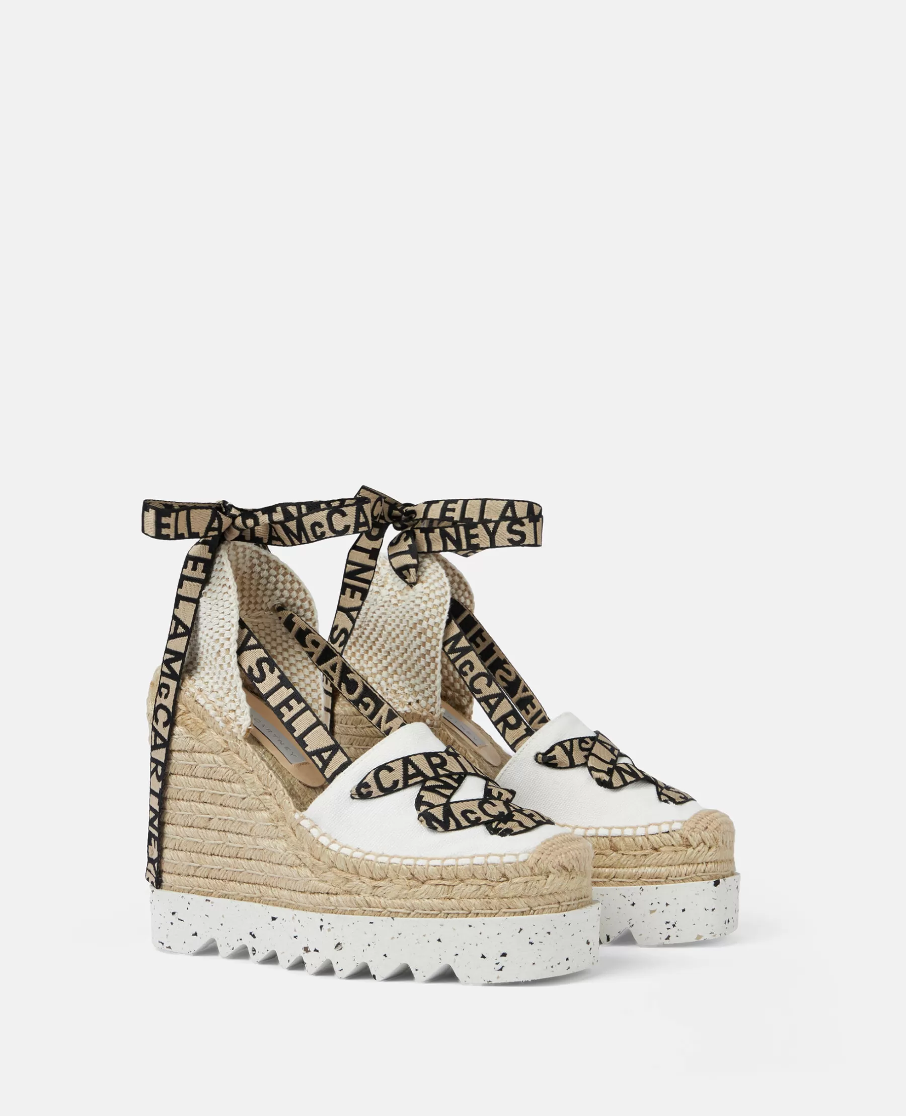 Stella McCartney Gaia Platform Espadrille Wedges Discount