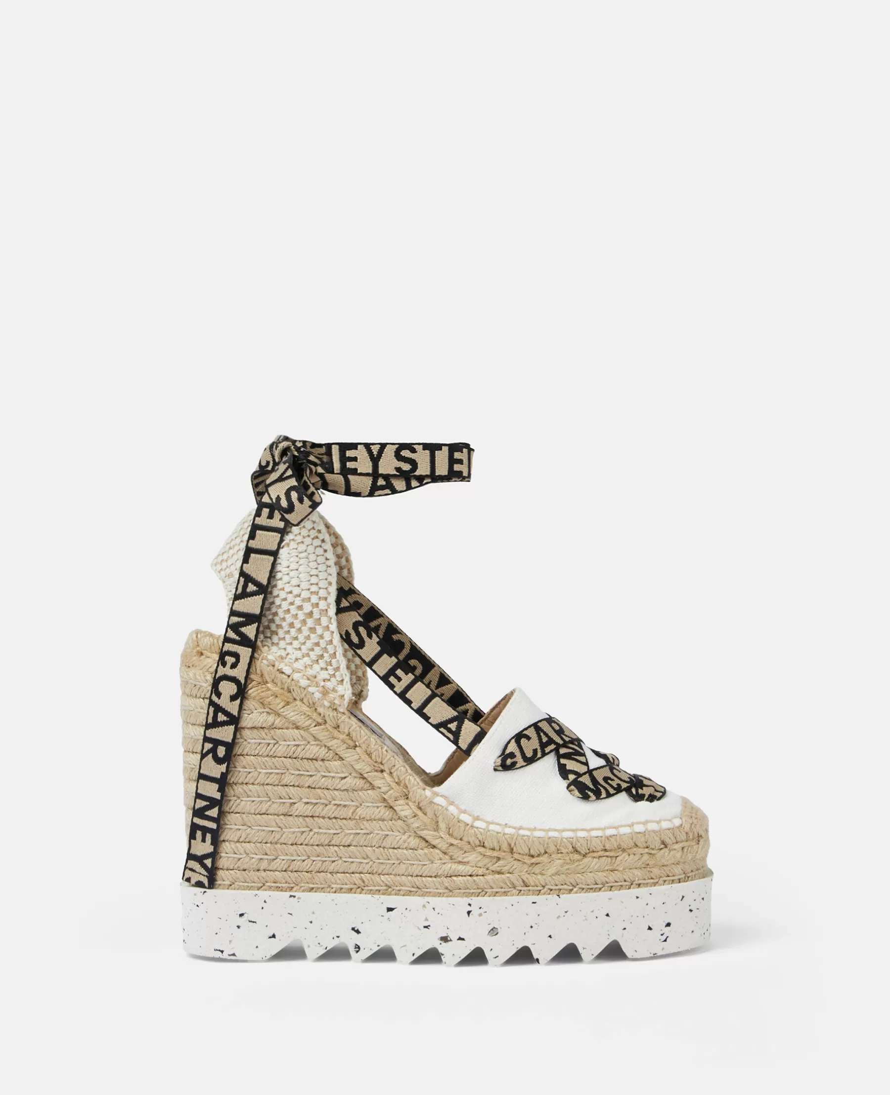 Stella McCartney Gaia Platform Espadrille Wedges Discount