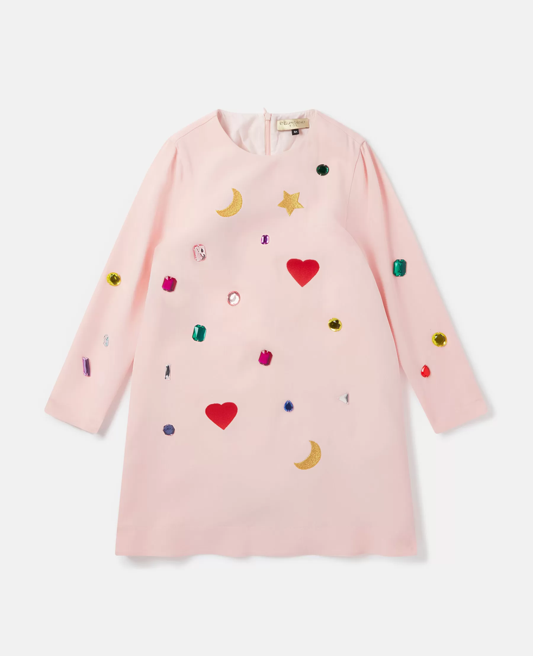 Stella McCartney Gem Doodle Embroidery Jersey Dress Hot